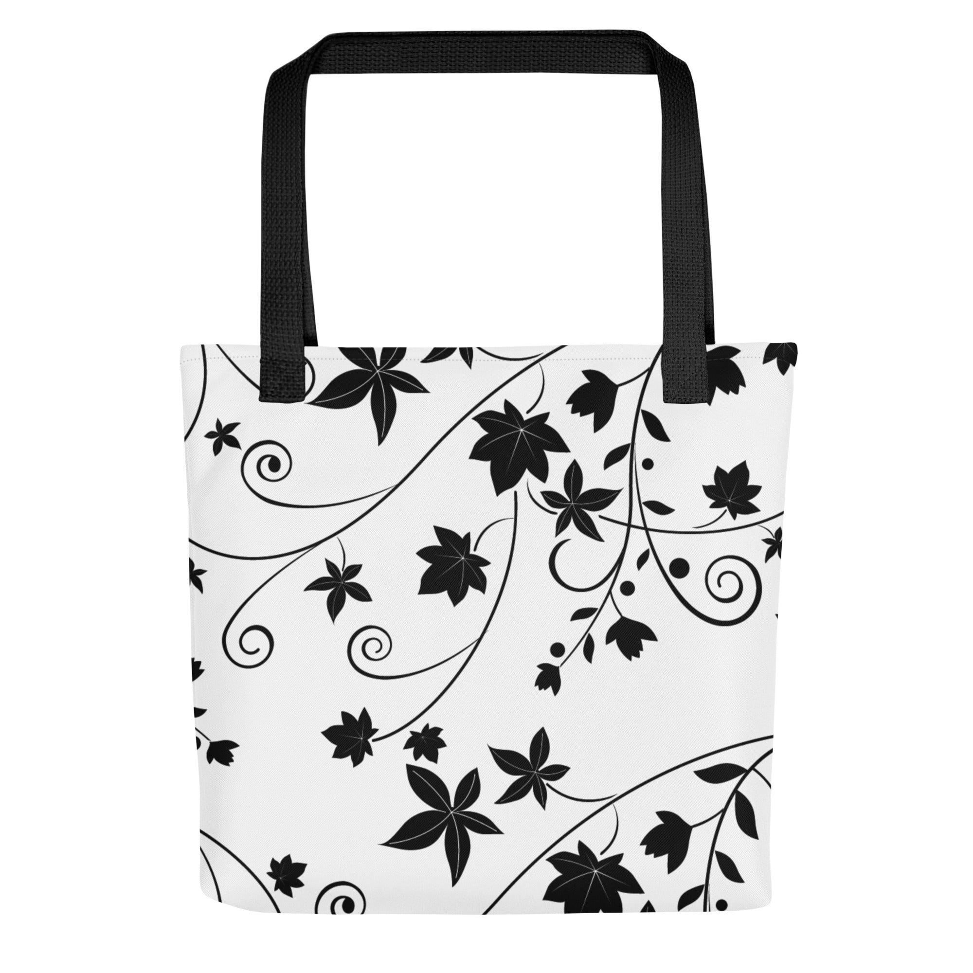 Tote bag-Floral Swirls III