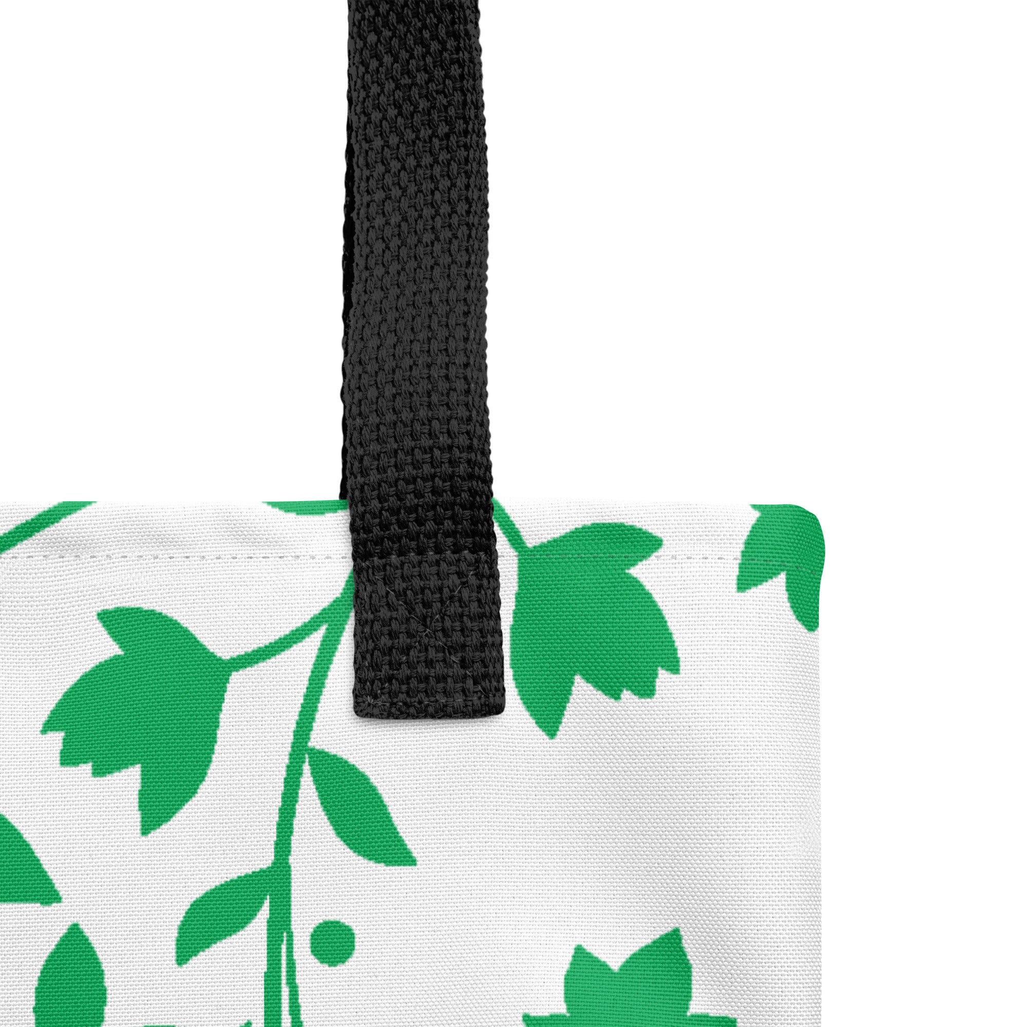 Tote bag-Floral Swirls I