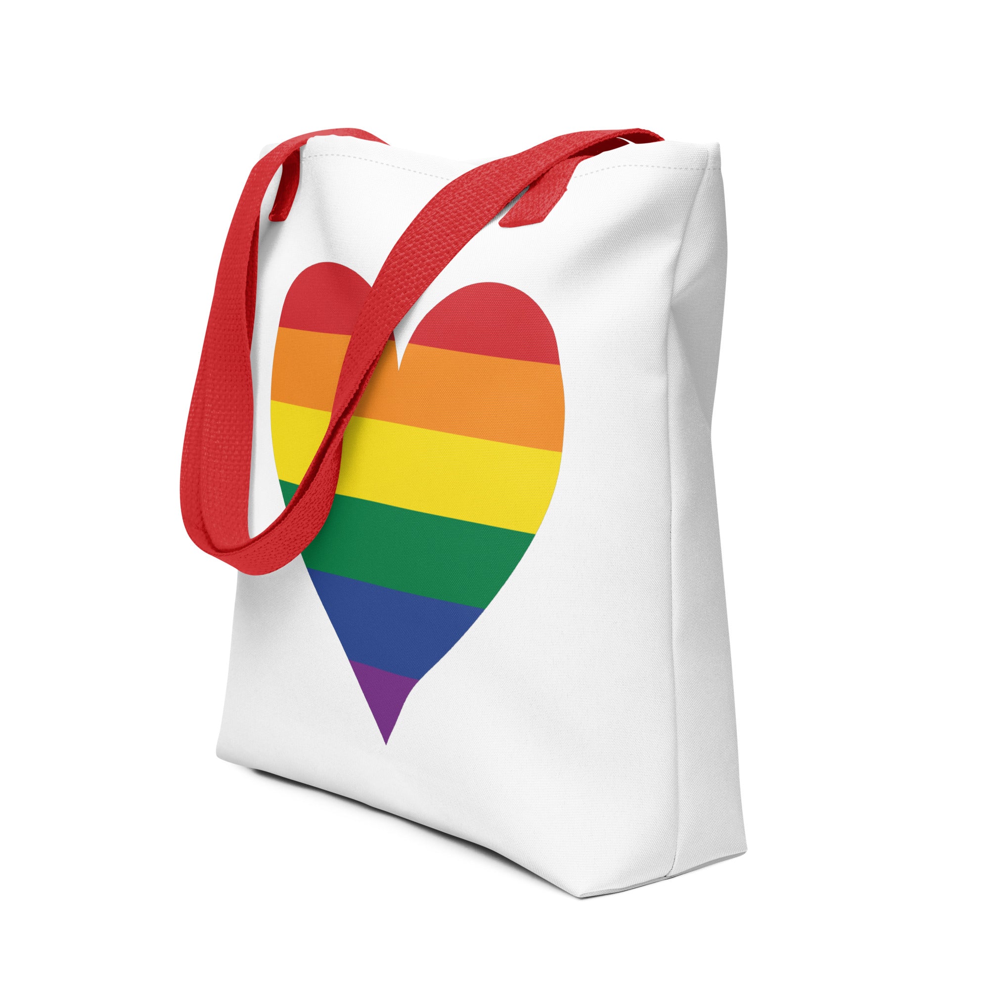 Tote bag- Pride Rainbow Heart