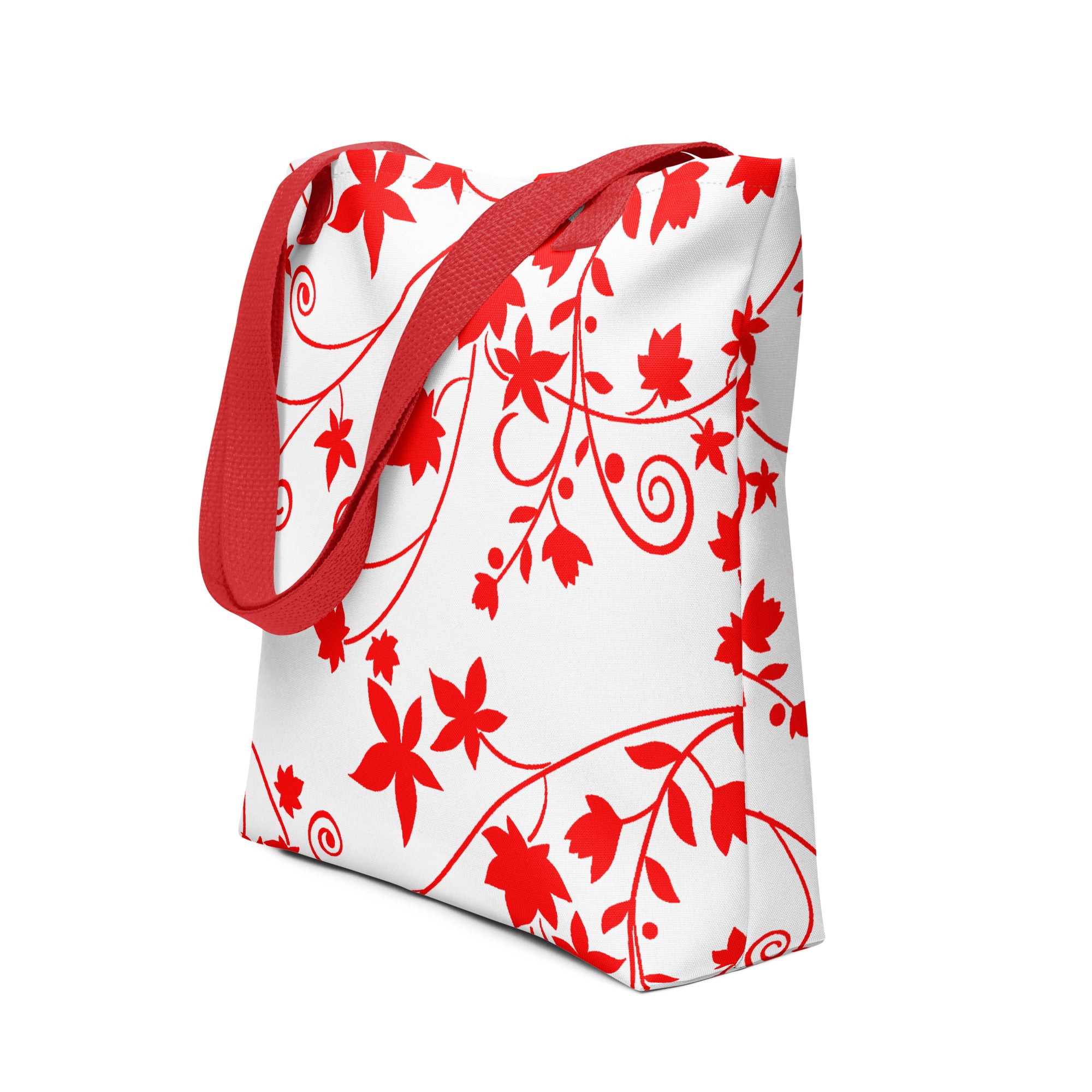 Tote bag-Floral Swirls II