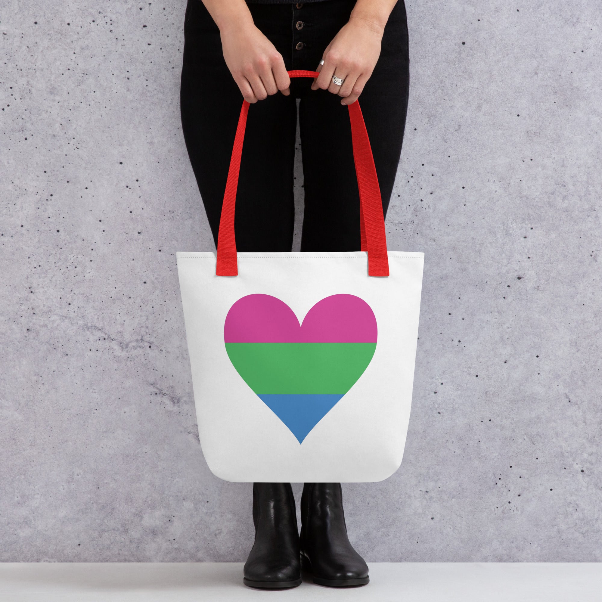 Tote bag- Polysexual Heart