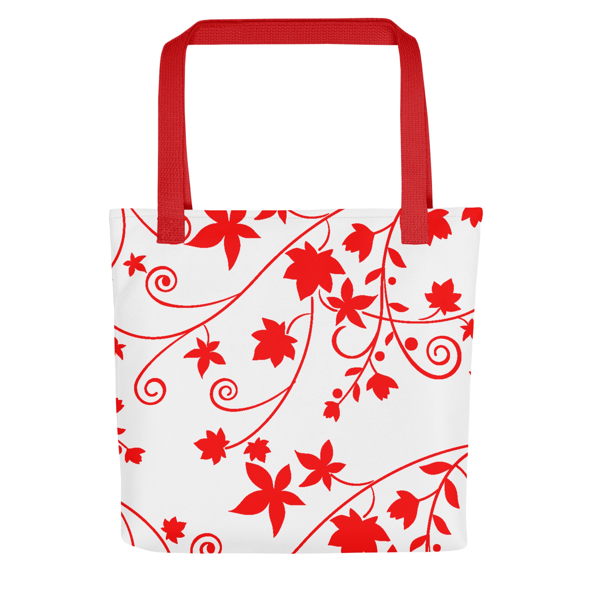 Tote bag-Floral Swirls II