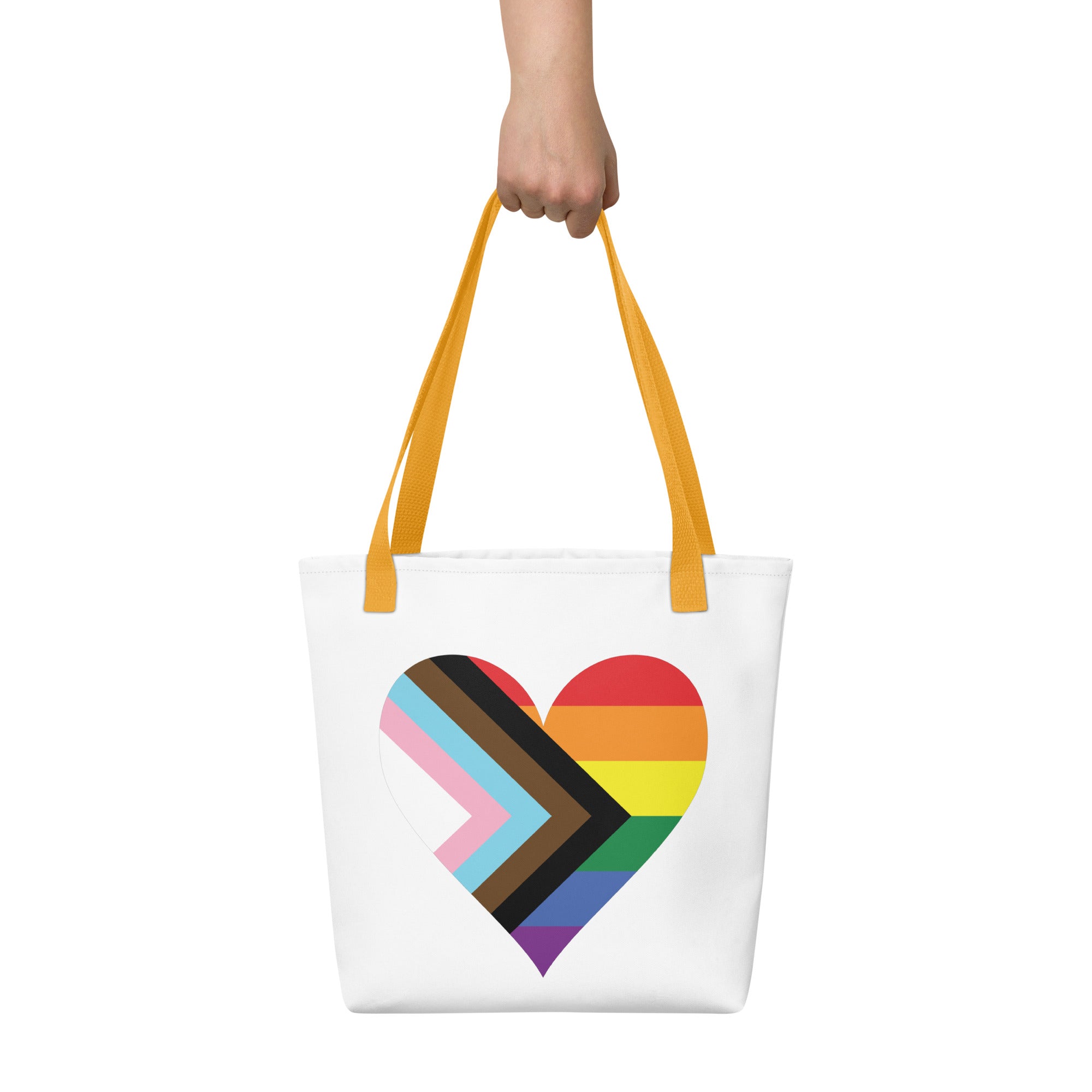 Tote bag- Progress Pride Heart