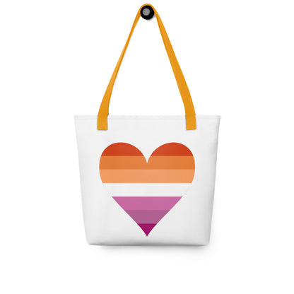 Tote bag- Lesbian Heart