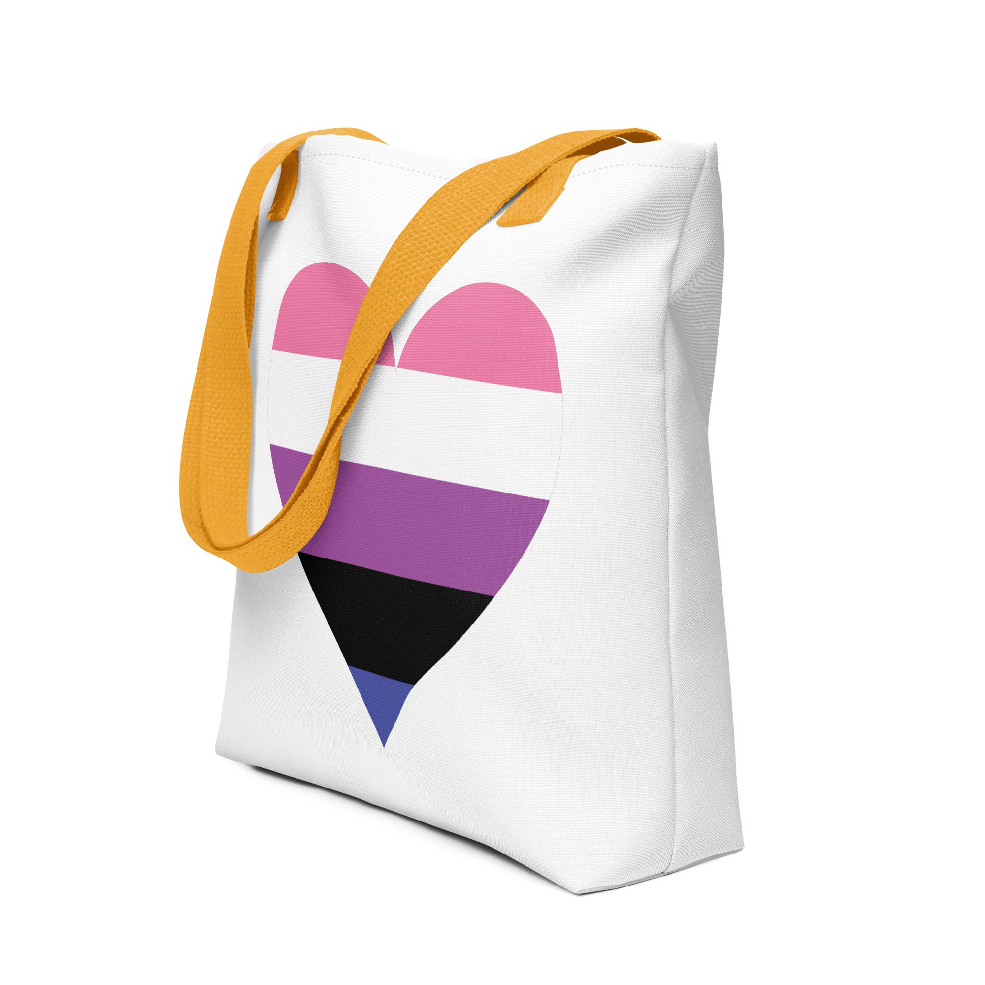 Tote bag- Genderfluid Heart