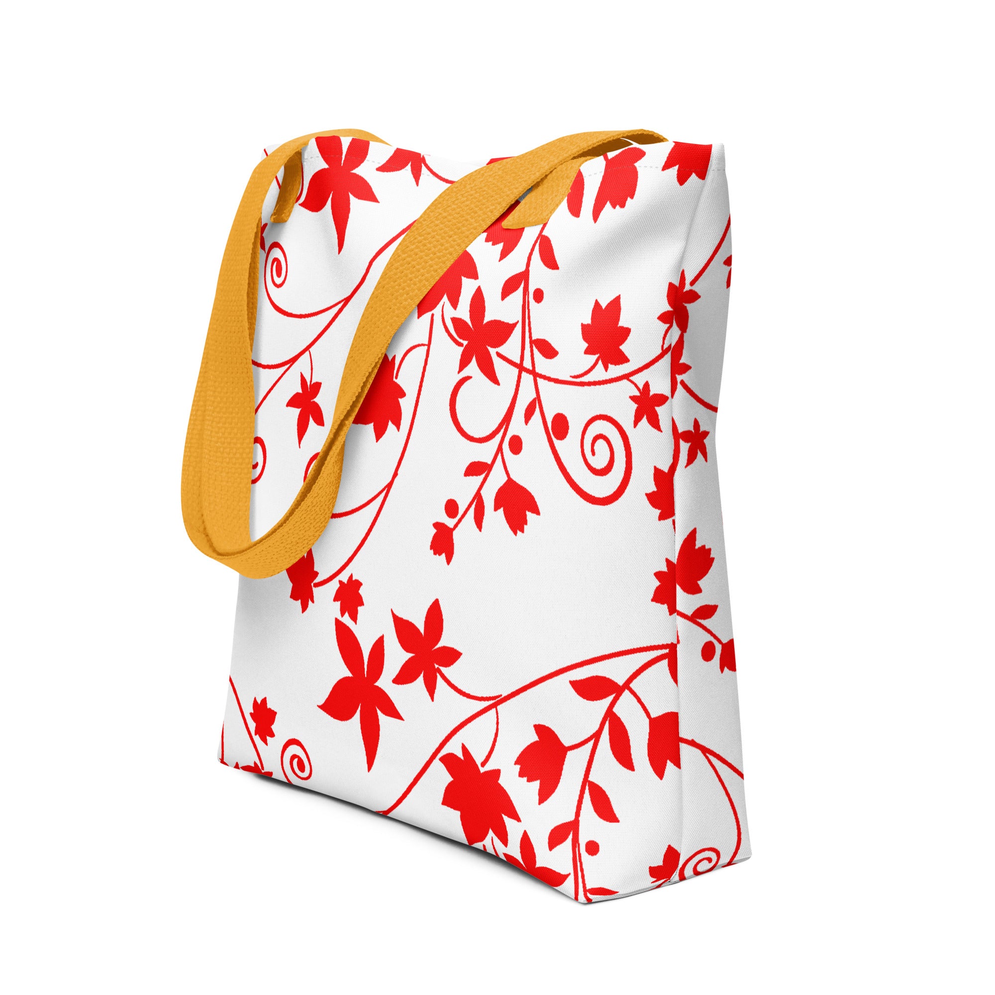 Tote bag-Floral Swirls II