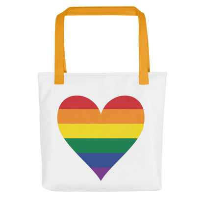 Tote bag- Pride Rainbow Heart