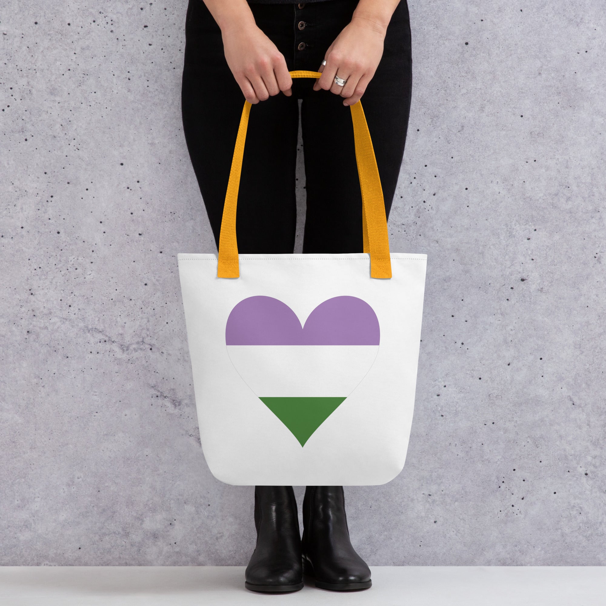 Tote bag- Genderqueer Heart