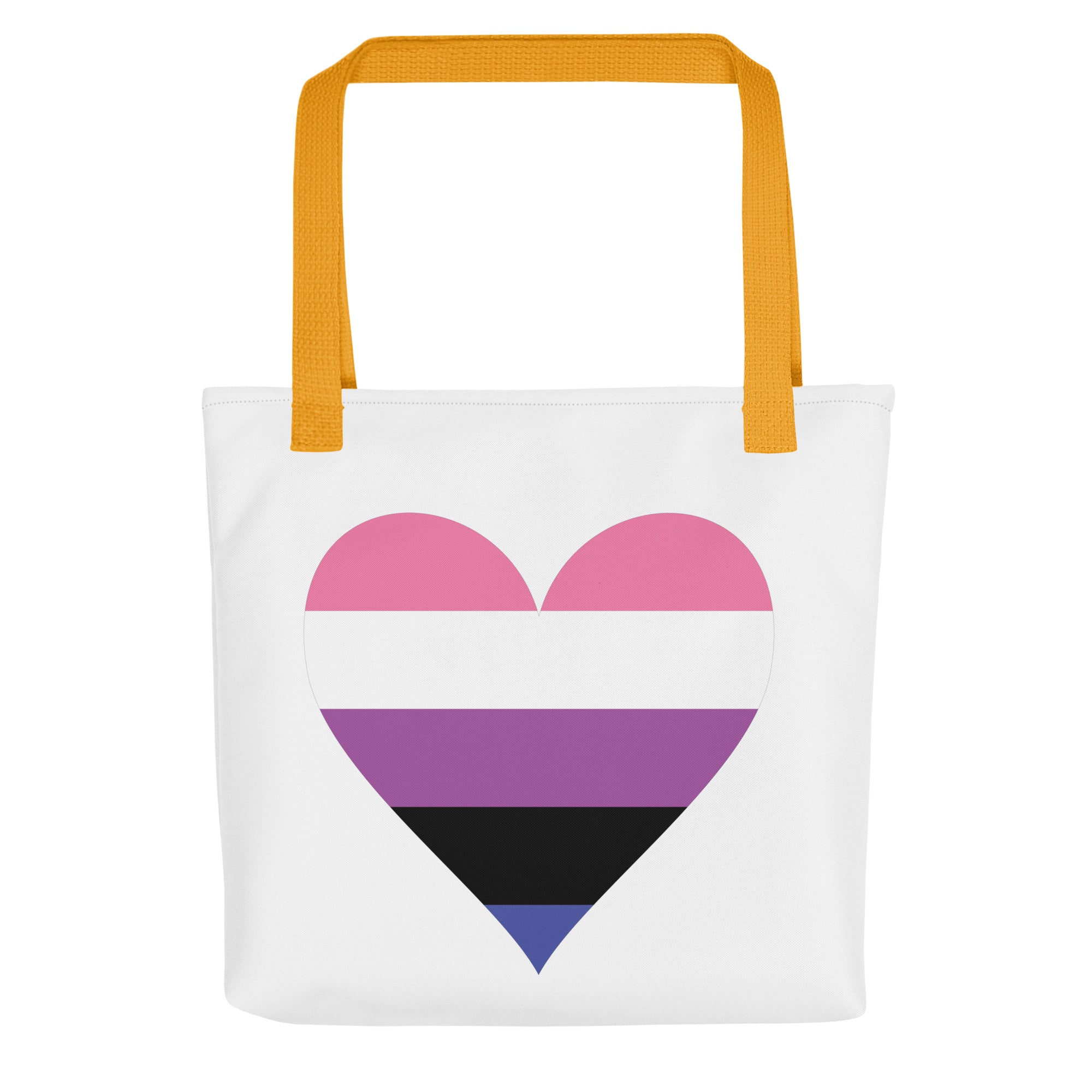 Tote bag- Genderfluid Heart