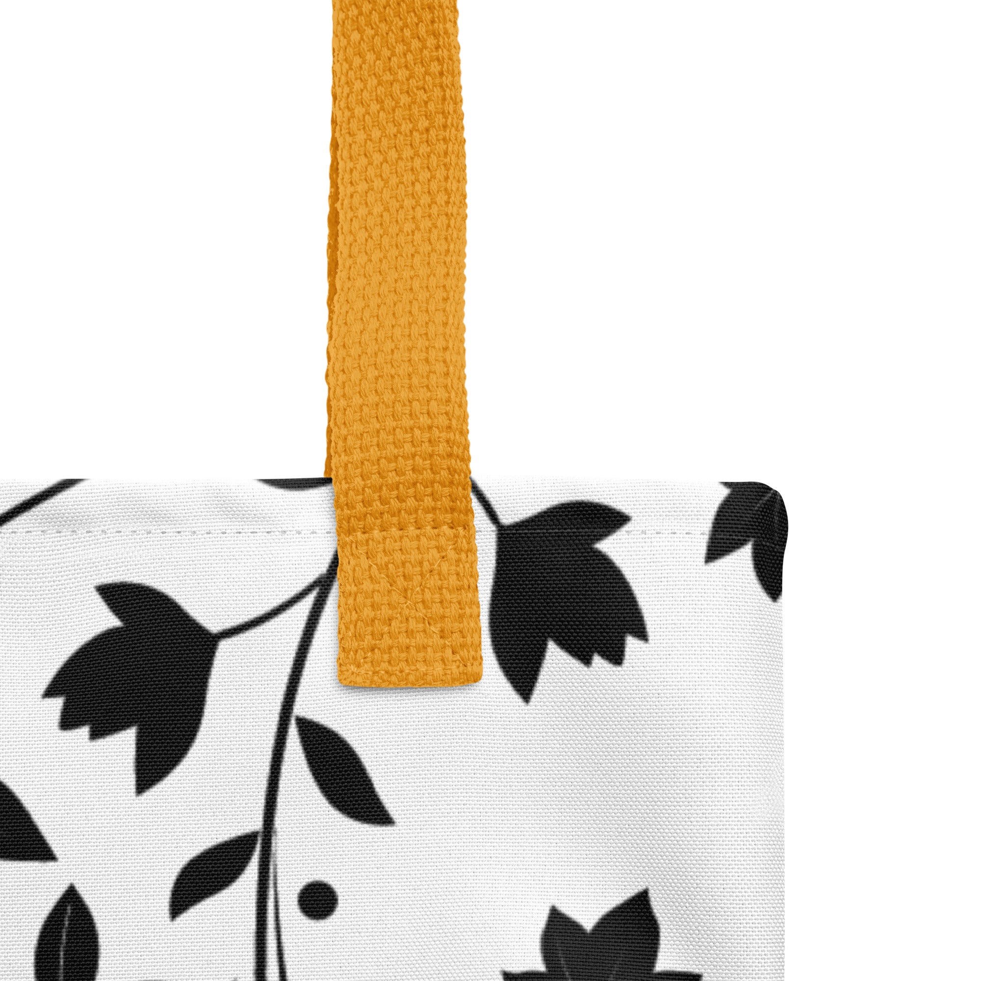 Tote bag-Floral Swirls III