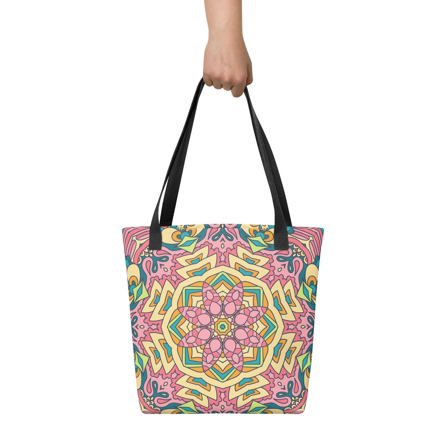 Tygpåse- Rosa Mandala