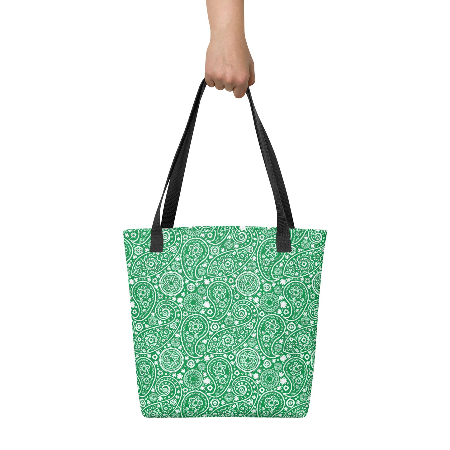 Tote bag- Paisley Green