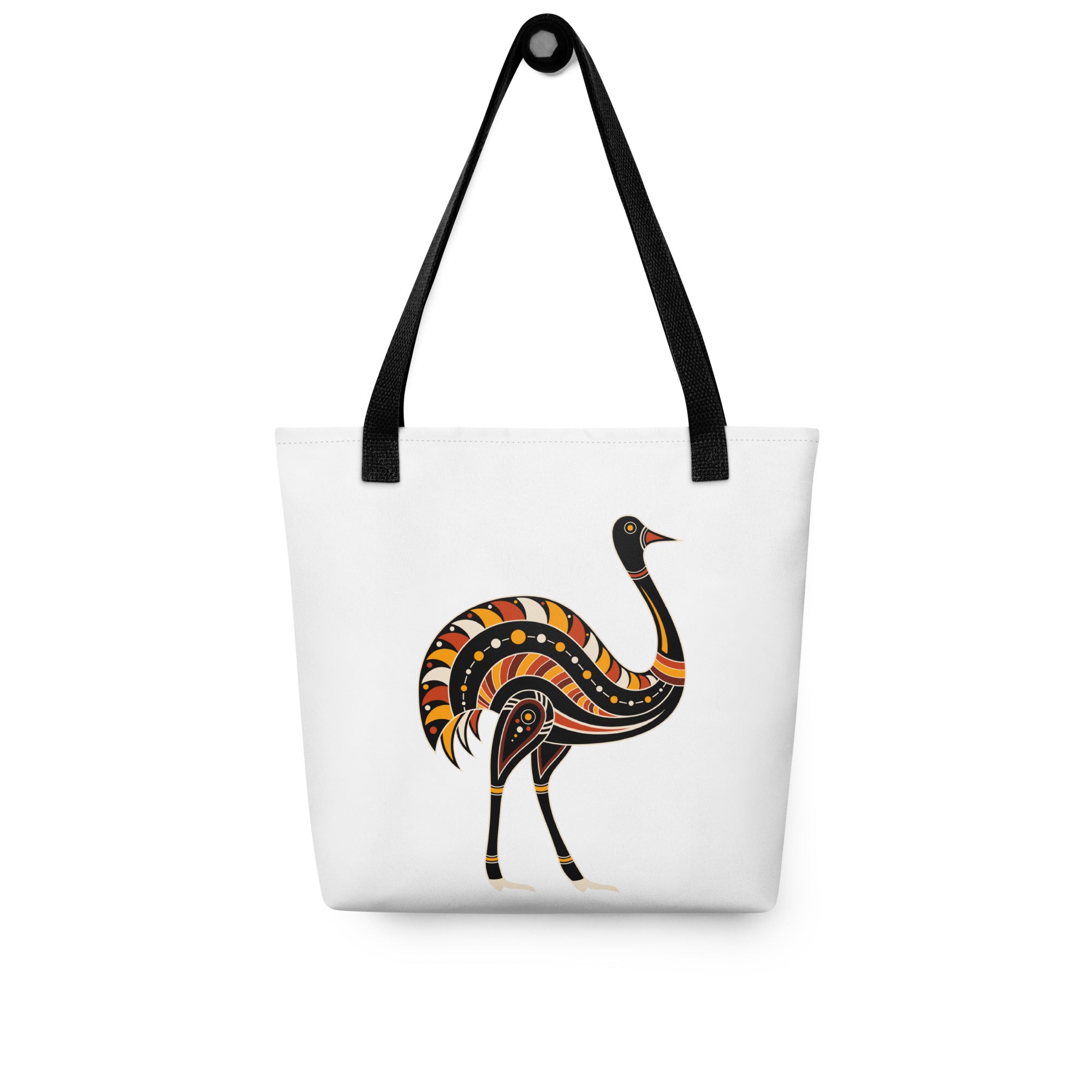 Tote bag- Australian Tribal Figure Ostrich