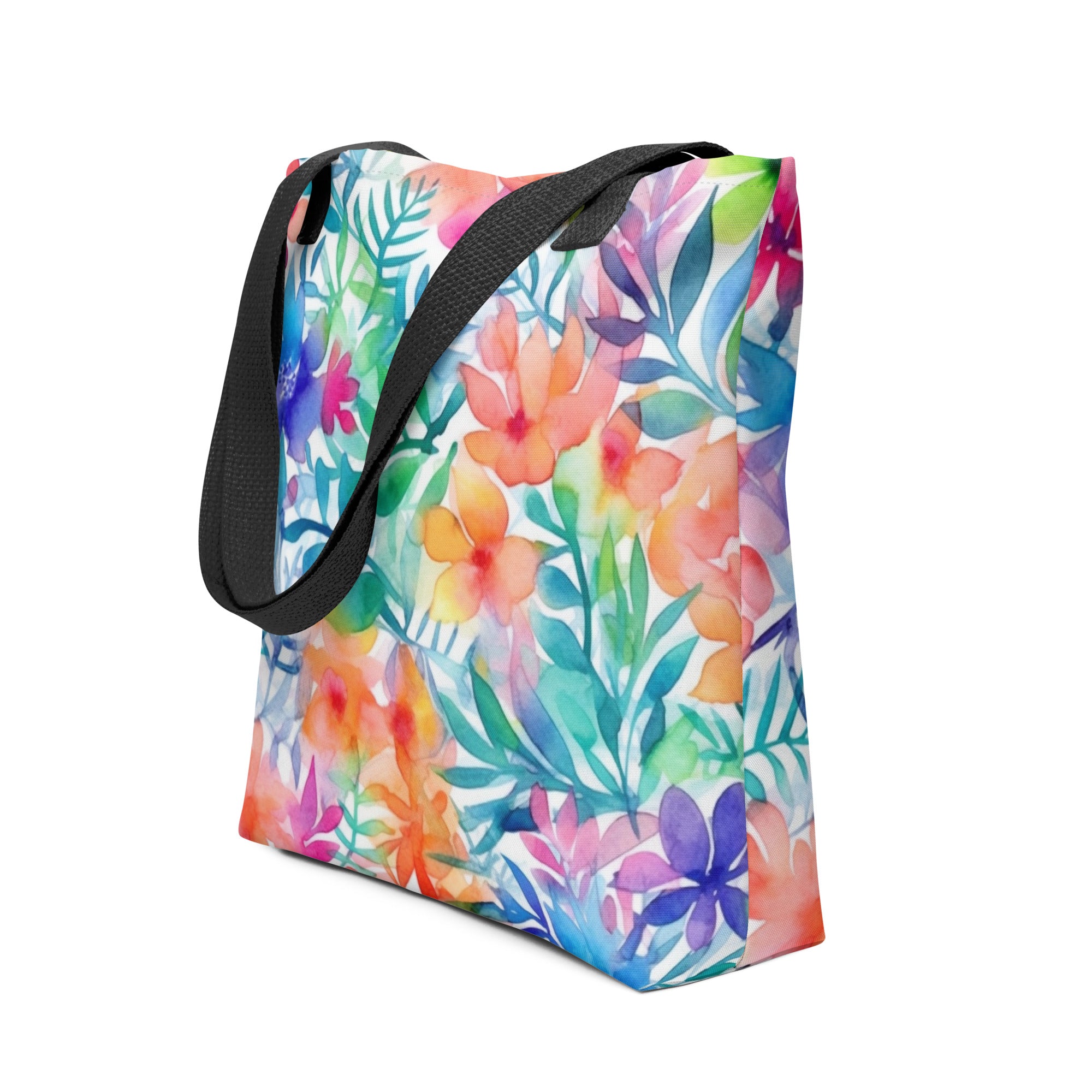 Tote bag- Water Colour Flowers