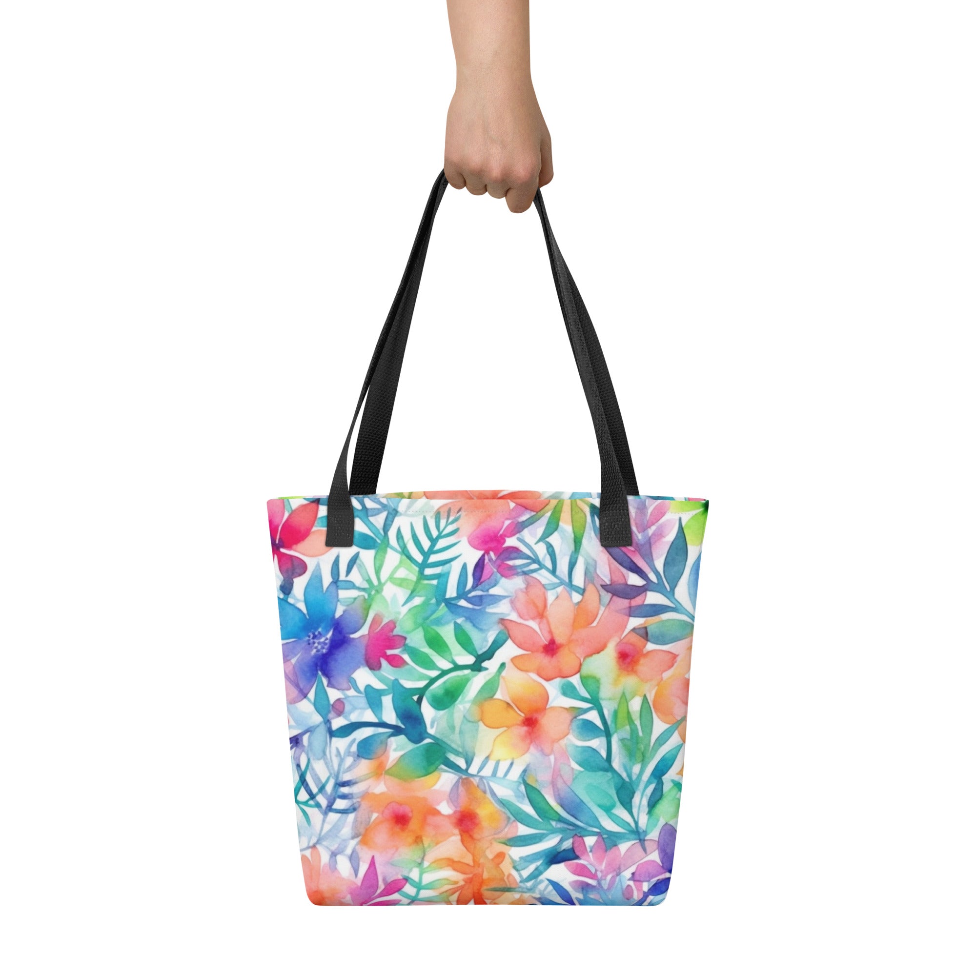 Tote bag- Water Colour Flowers