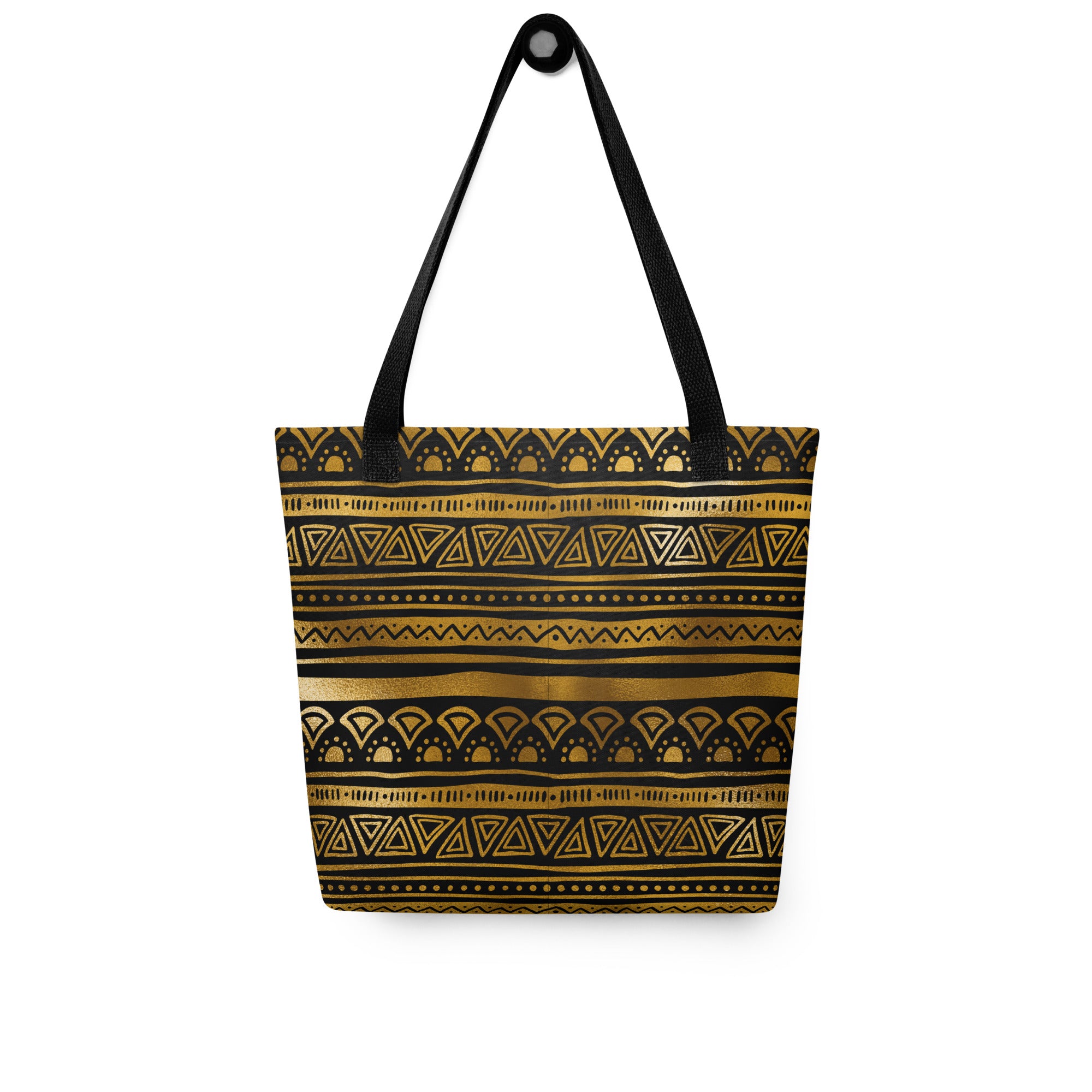 Tote bag- Tribal Patterns Black