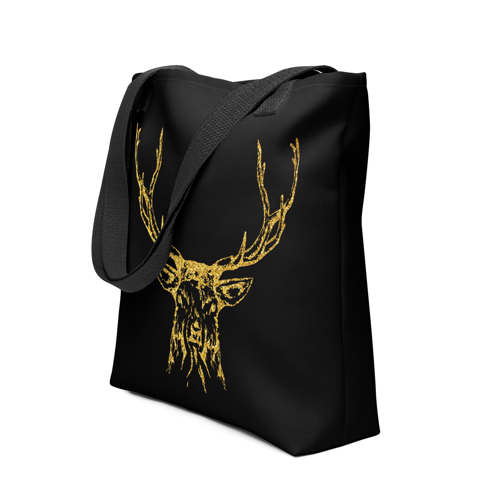 Tote bag- Antlers Black