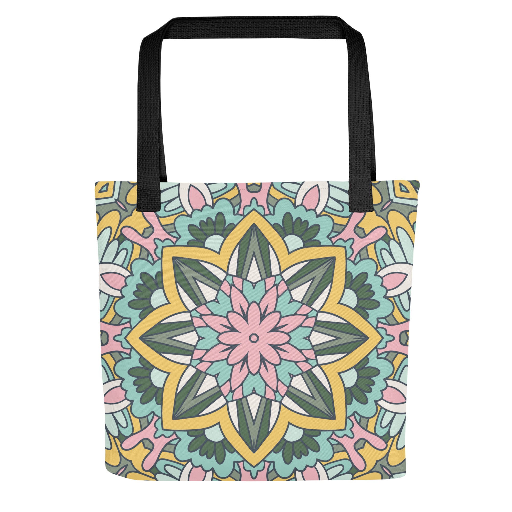 Tote bag- Yellow Mandala