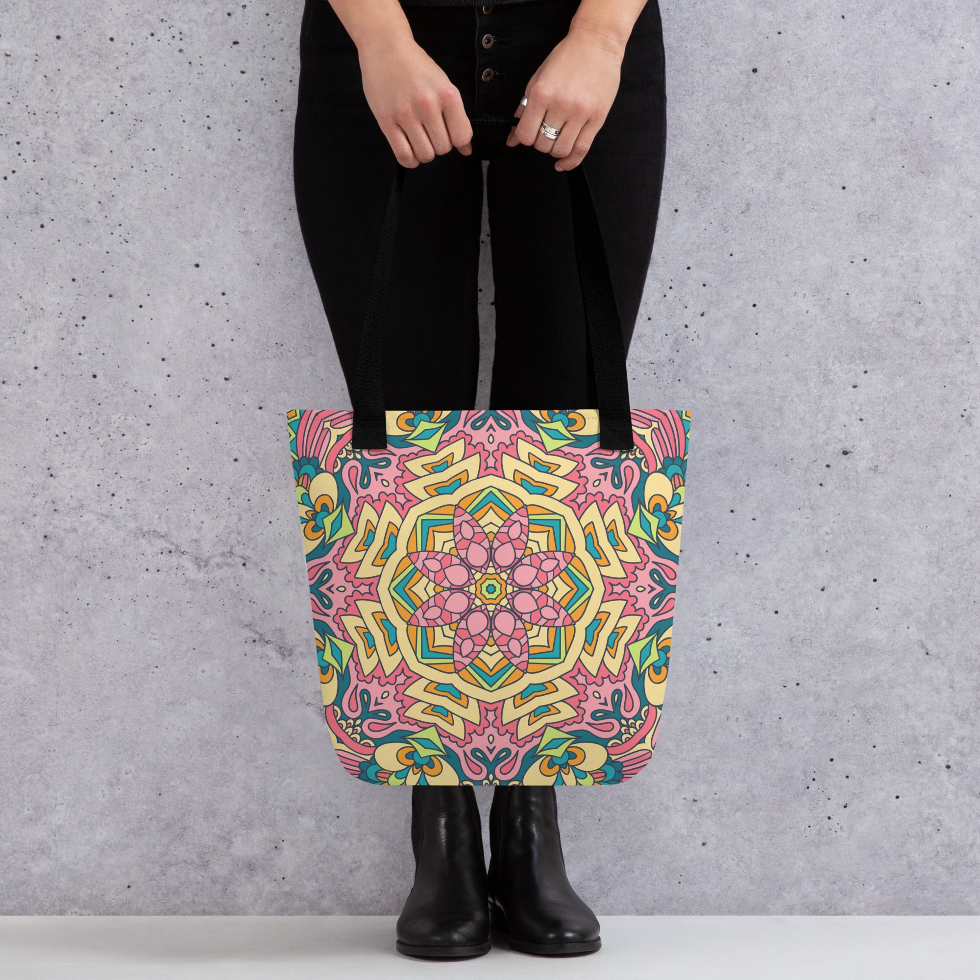 Tote bag- Pink Mandala