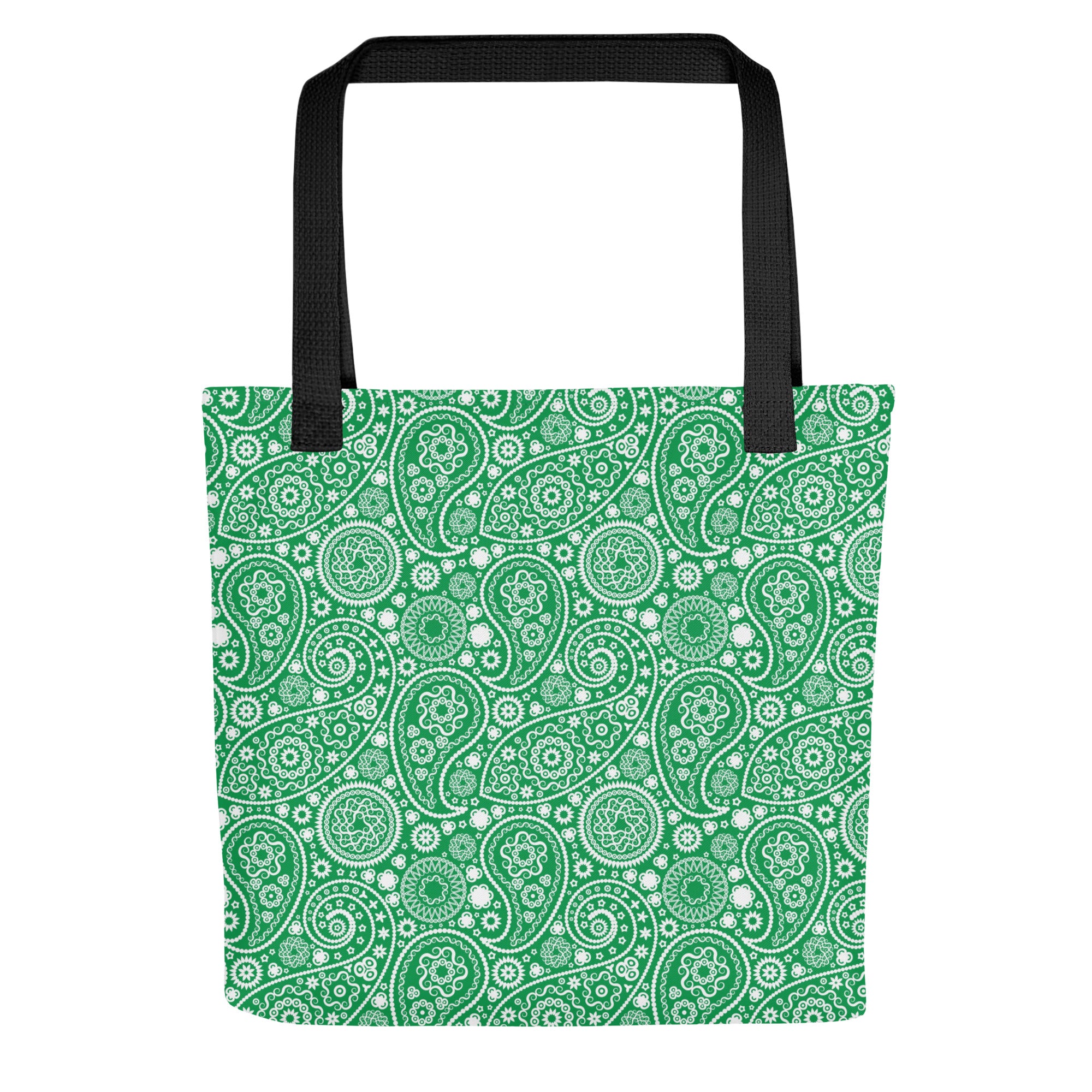 Tote bag- Paisley Green