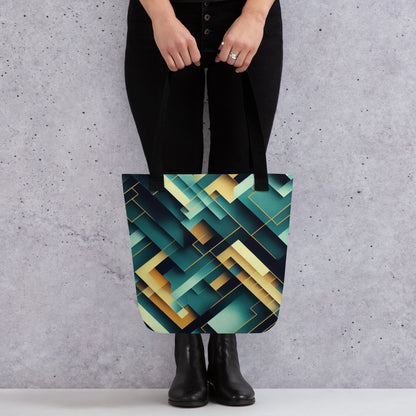 Tote bag- Abstract Geometric- No8