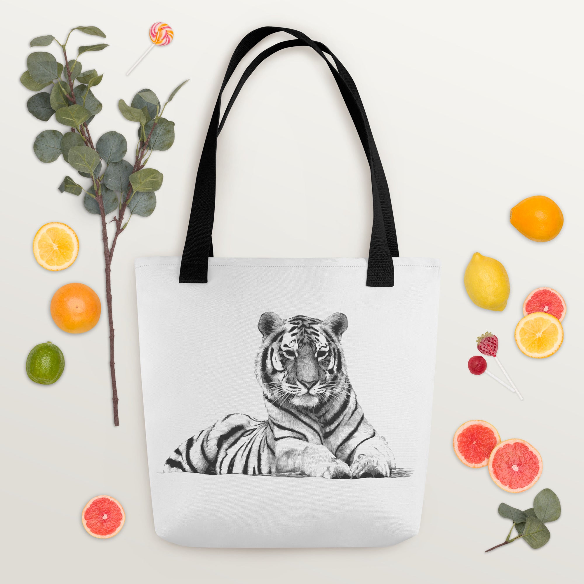 Tote bag- Tiger Mono