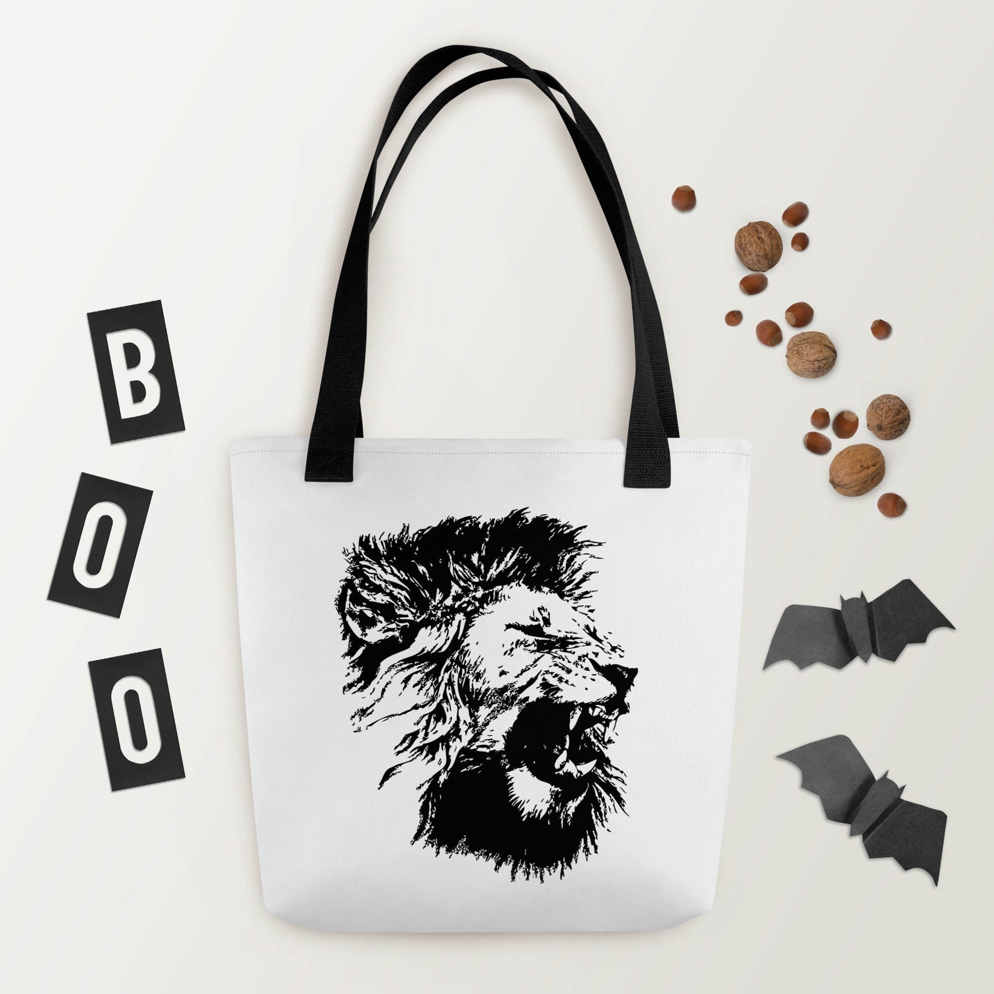 Tote bag- Lion Mono