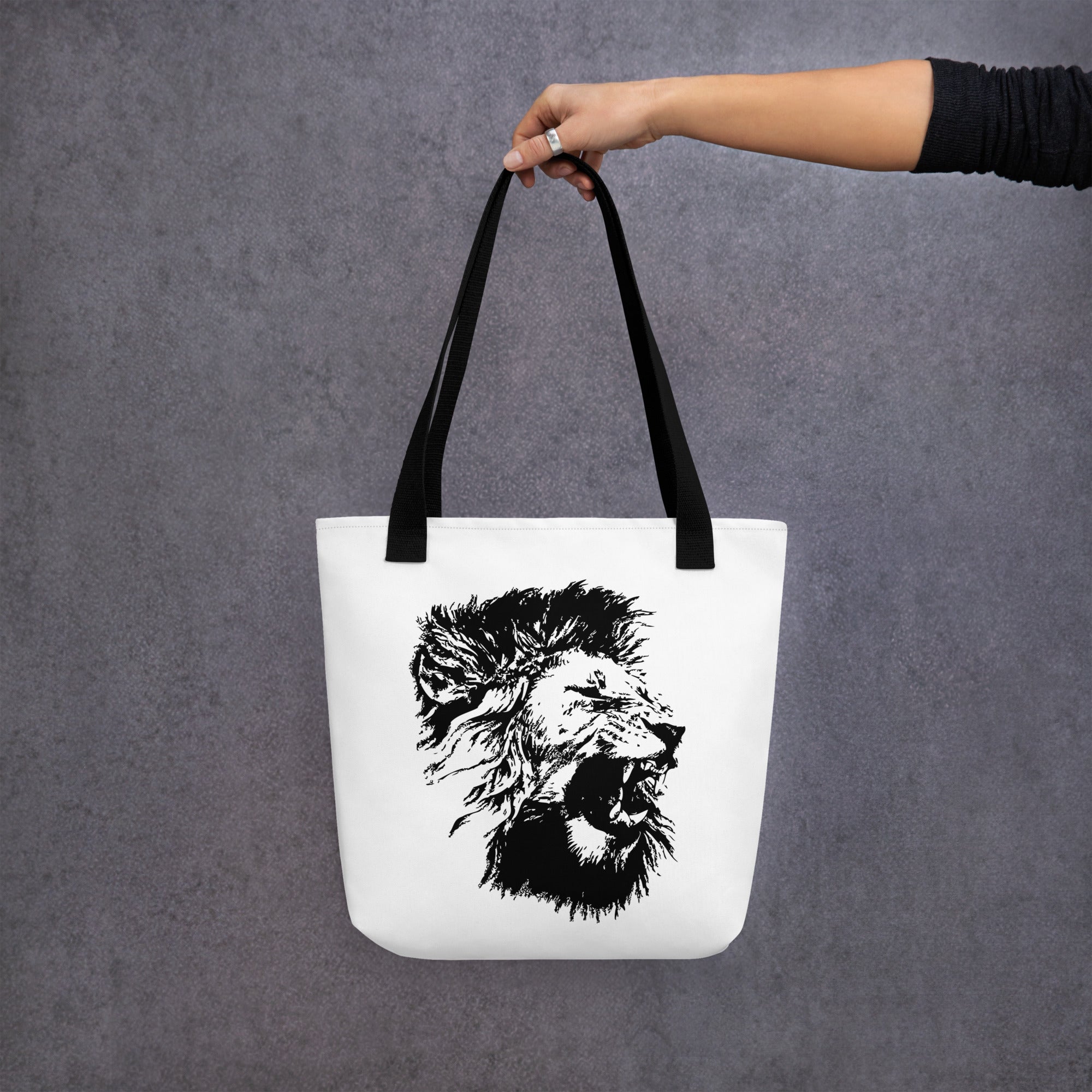 Tote bag- Lion Mono