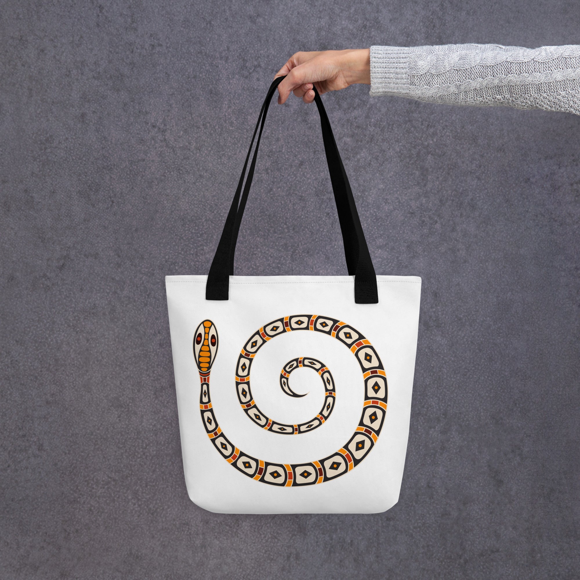 Tote bag- Australian Tribal Figure Snake