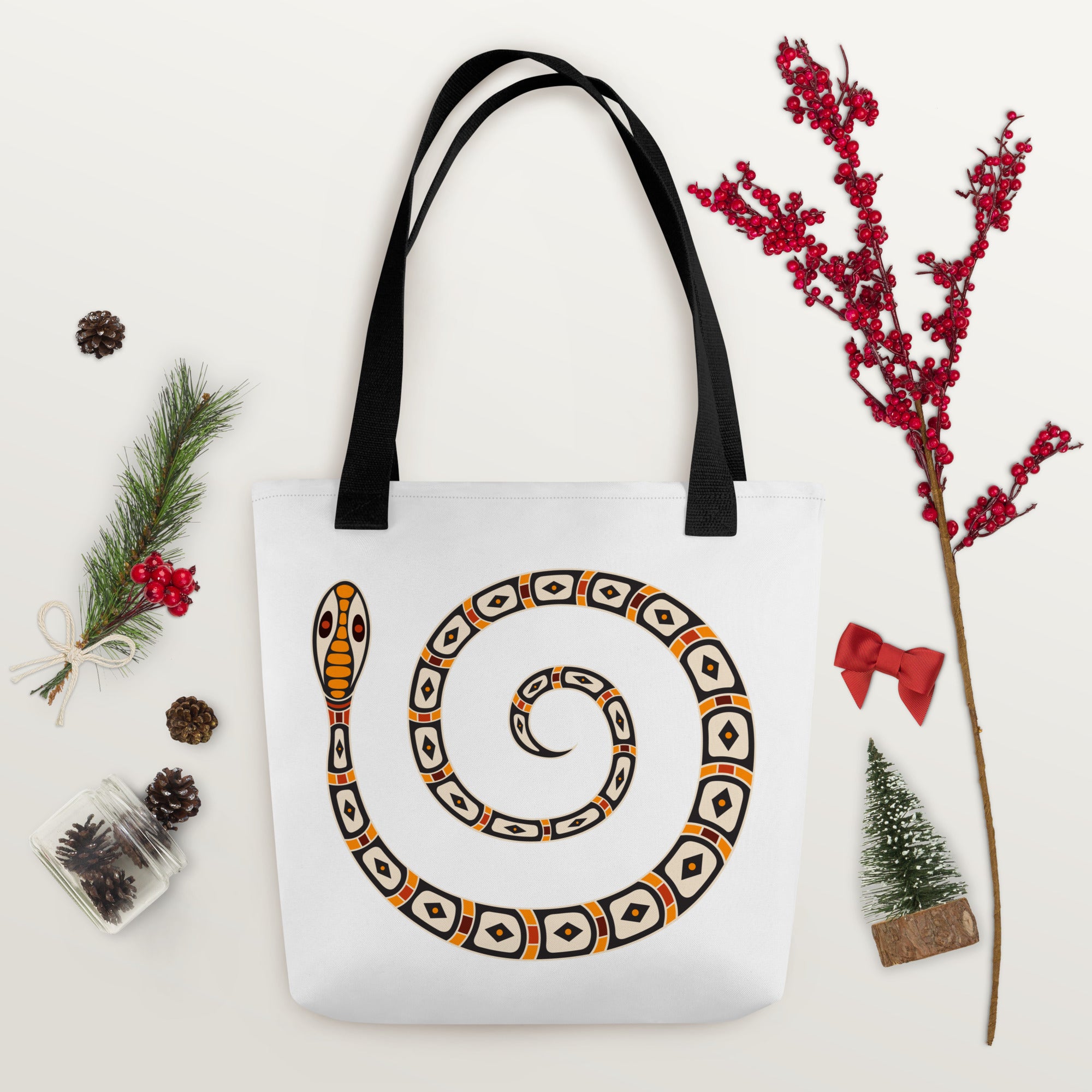 Tote bag- Australian Tribal Figure Snake