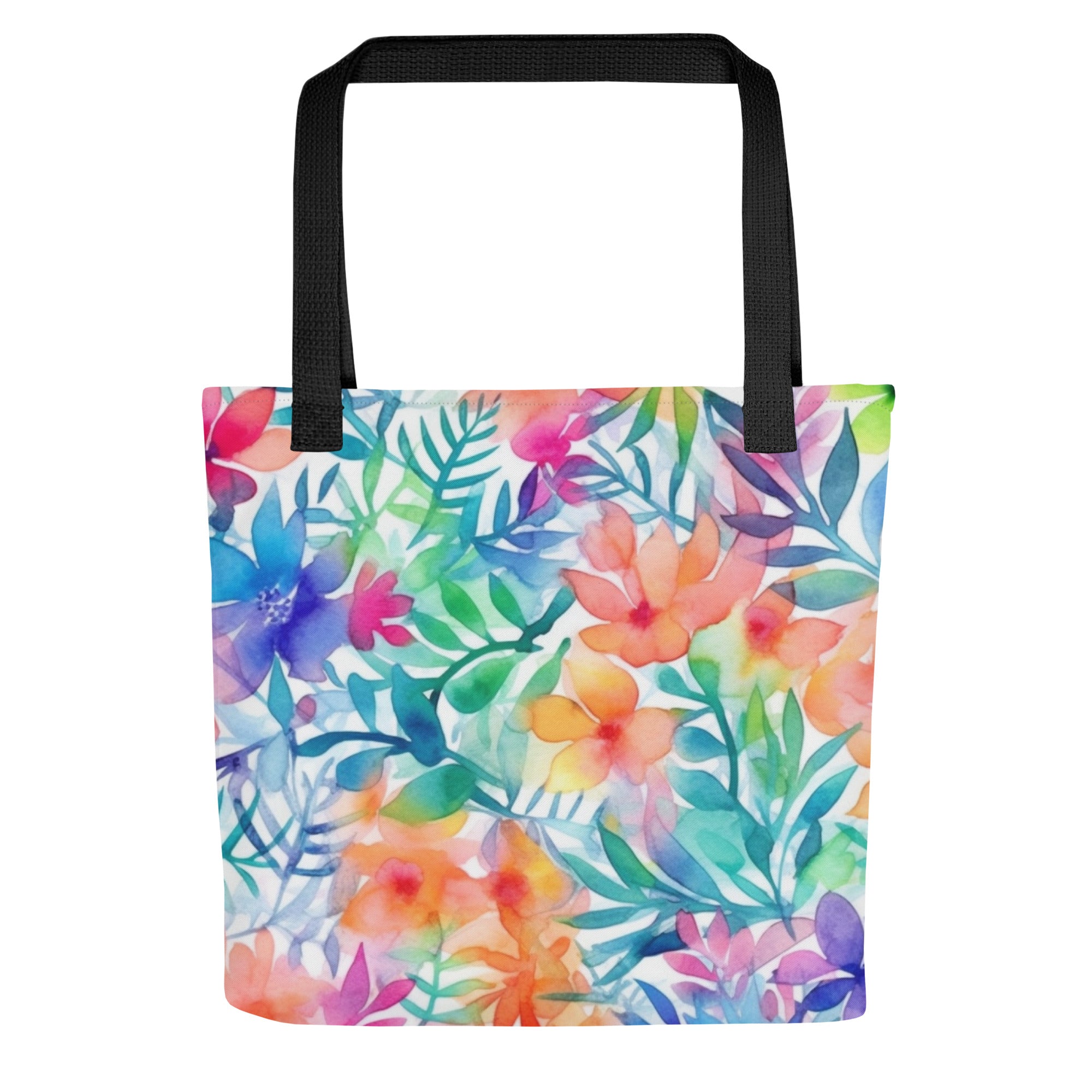 Tote bag- Water Colour Flowers