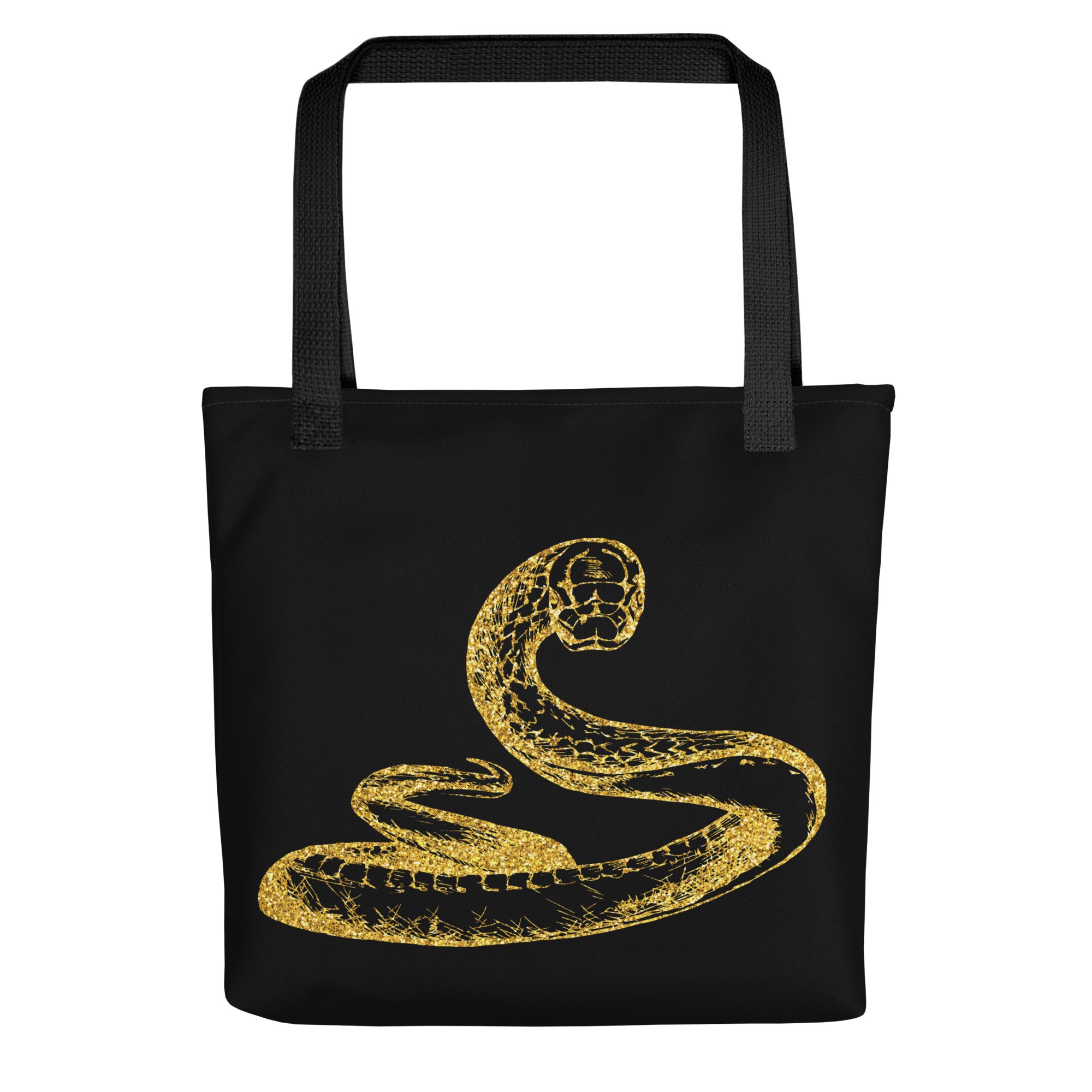 Tote bag- Snake Black