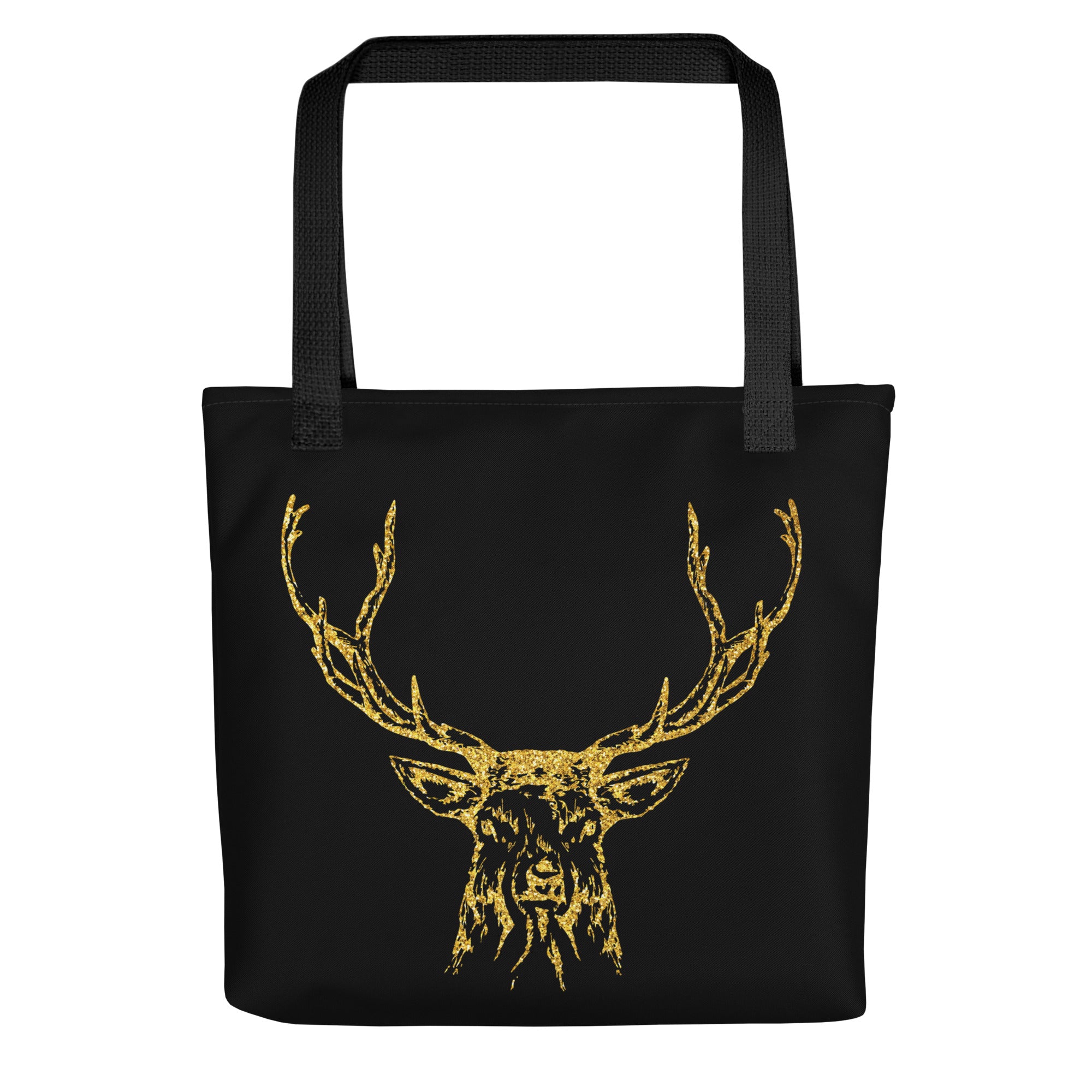 Tote bag- Antlers Black