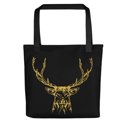 Tote bag- Antlers Black