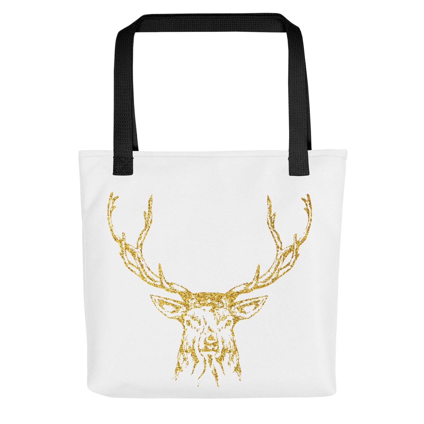 Tote bag- Antlers White