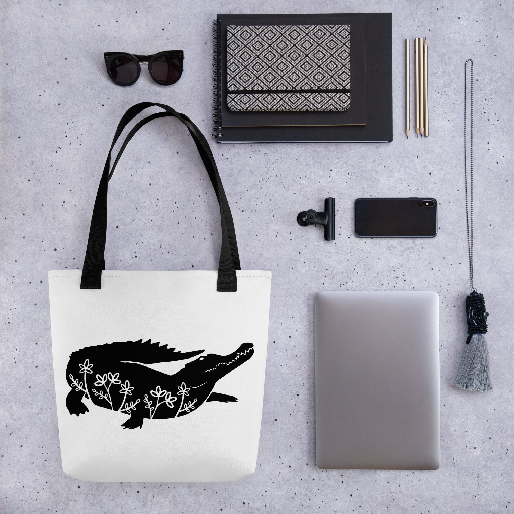 Tote bag- Wildlife Crocodile