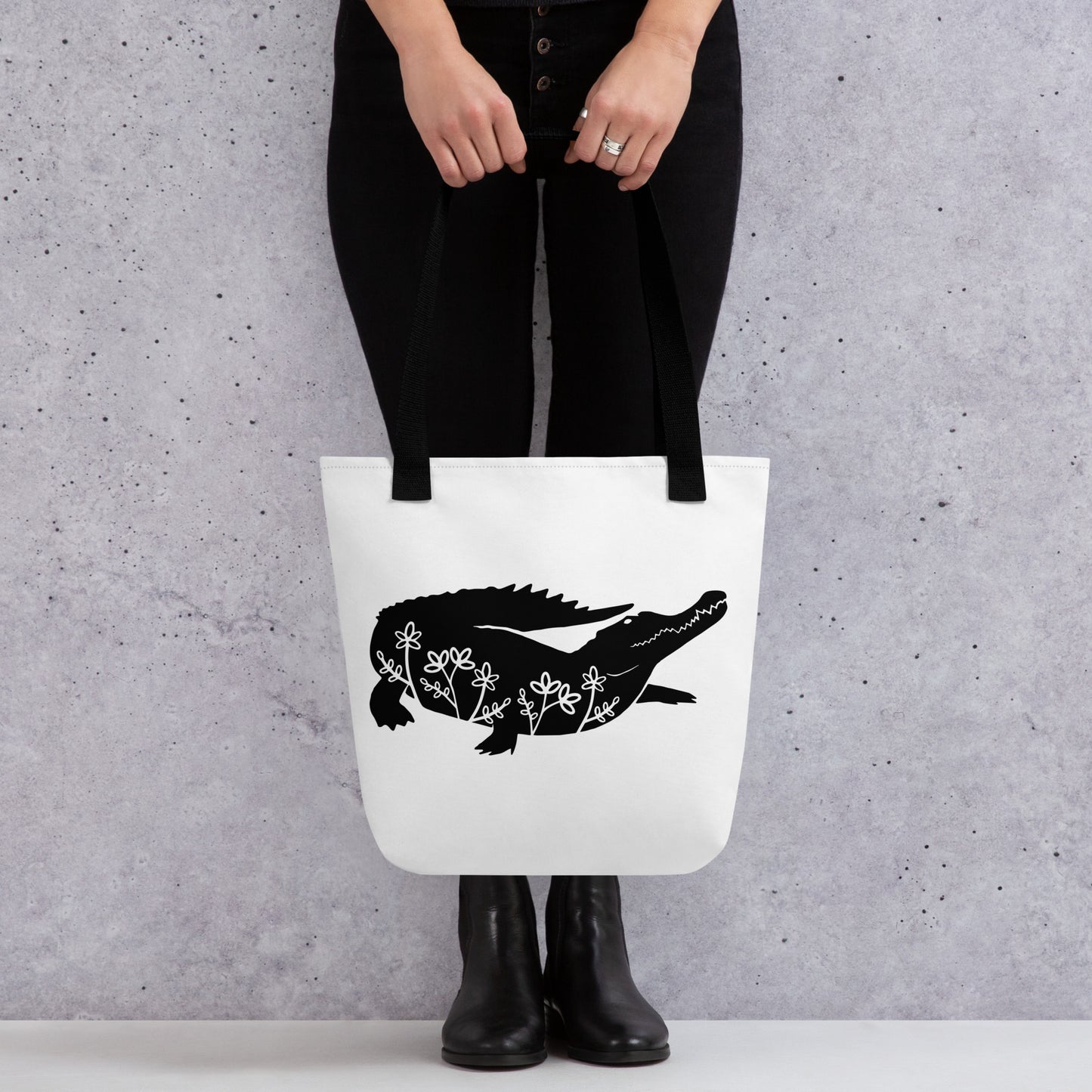 Tote bag- Wildlife Crocodile