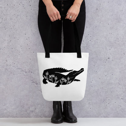 Tote bag- Wildlife Crocodile