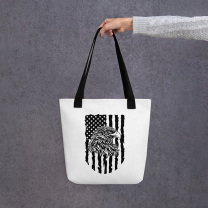 Tote bag- Eagle Mono 4th of July