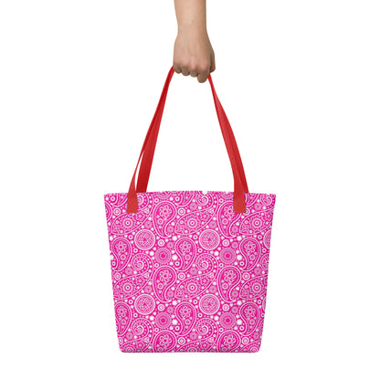 Tygpåse- Paisley Pink