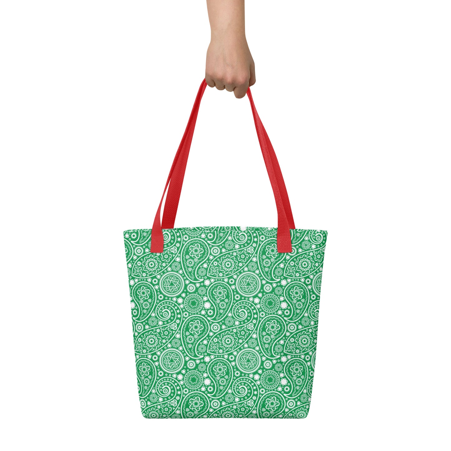 Tote bag- Paisley Green