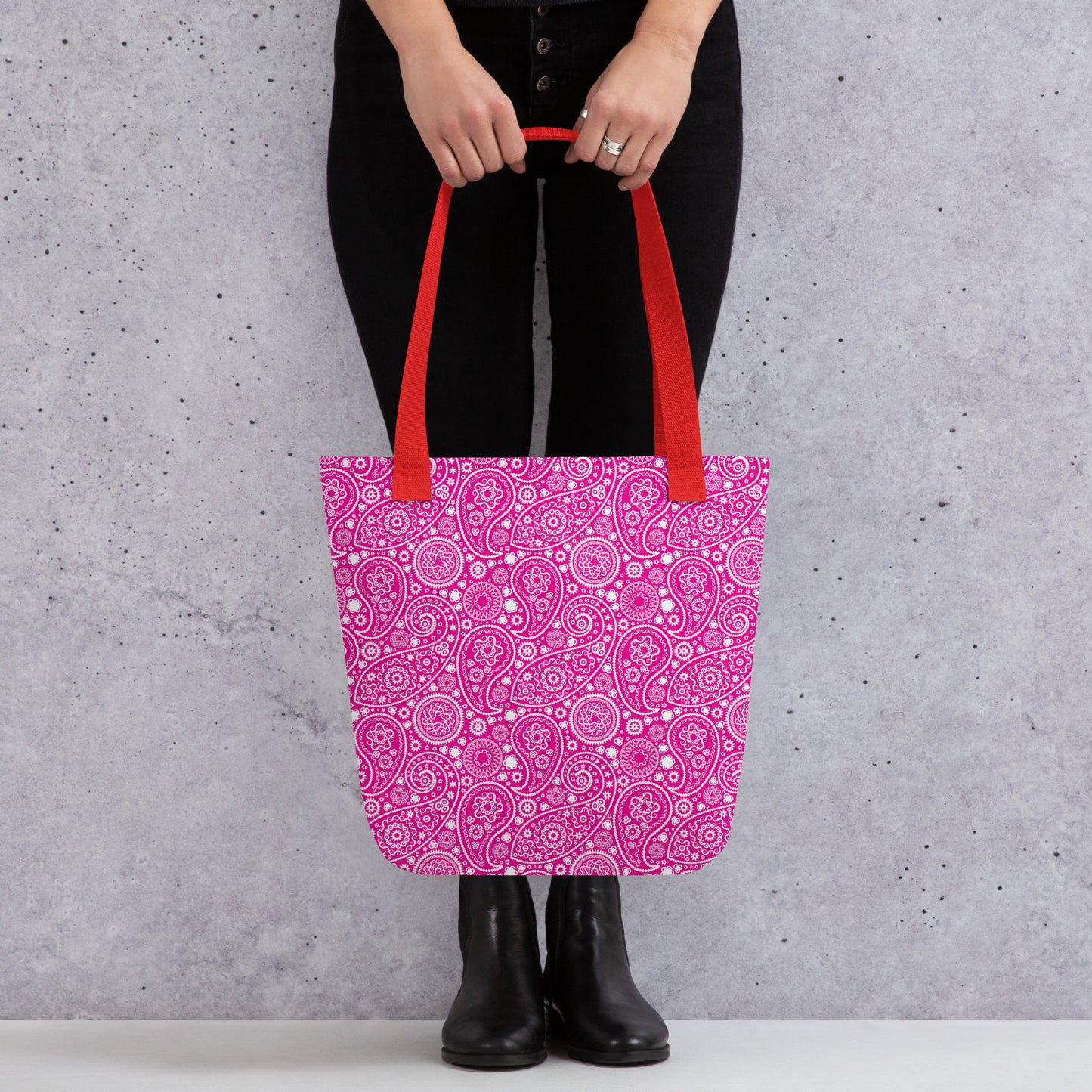 Tygpåse- Paisley Pink