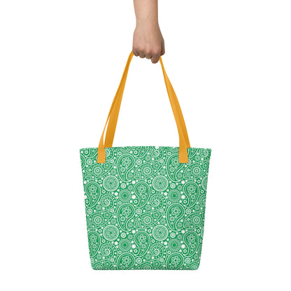 Tote bag- Paisley Green