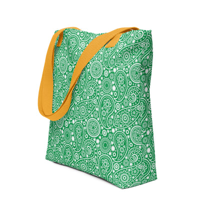Tote bag- Paisley Green