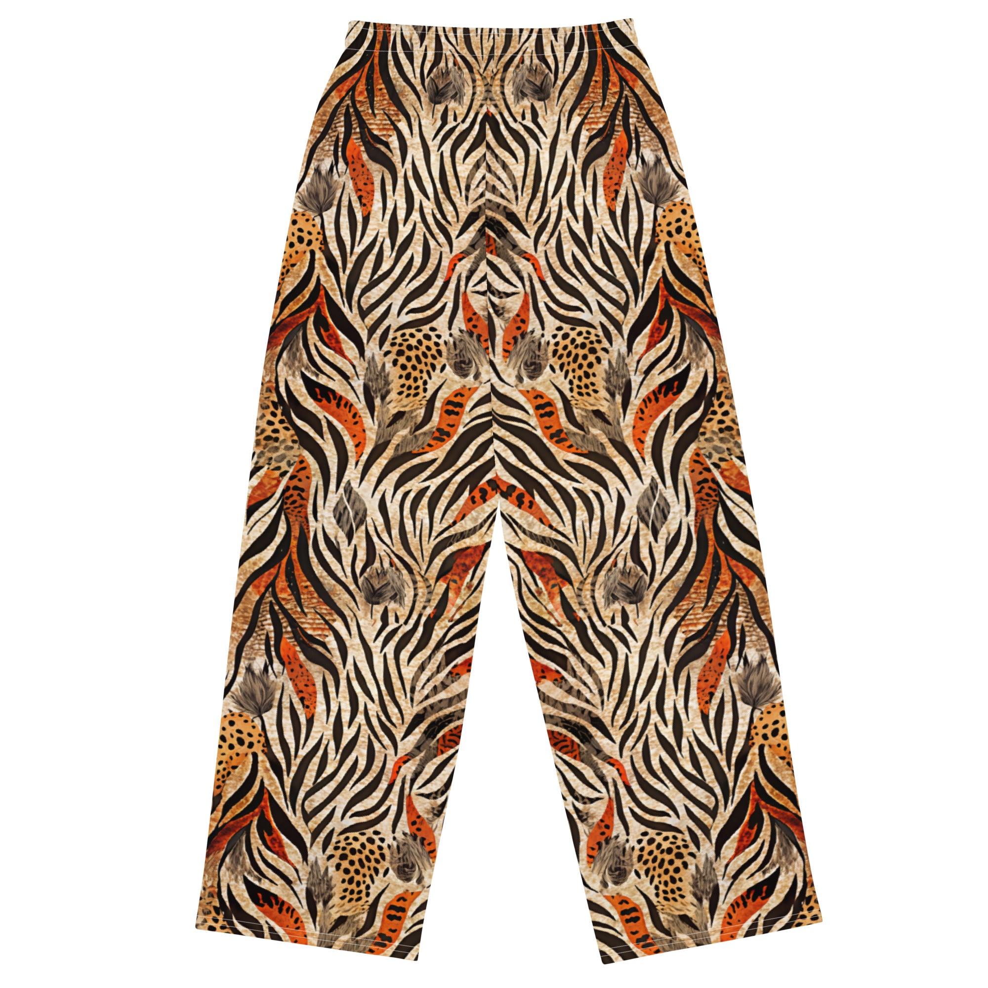 unisex wide-leg pants- Nature Design 04