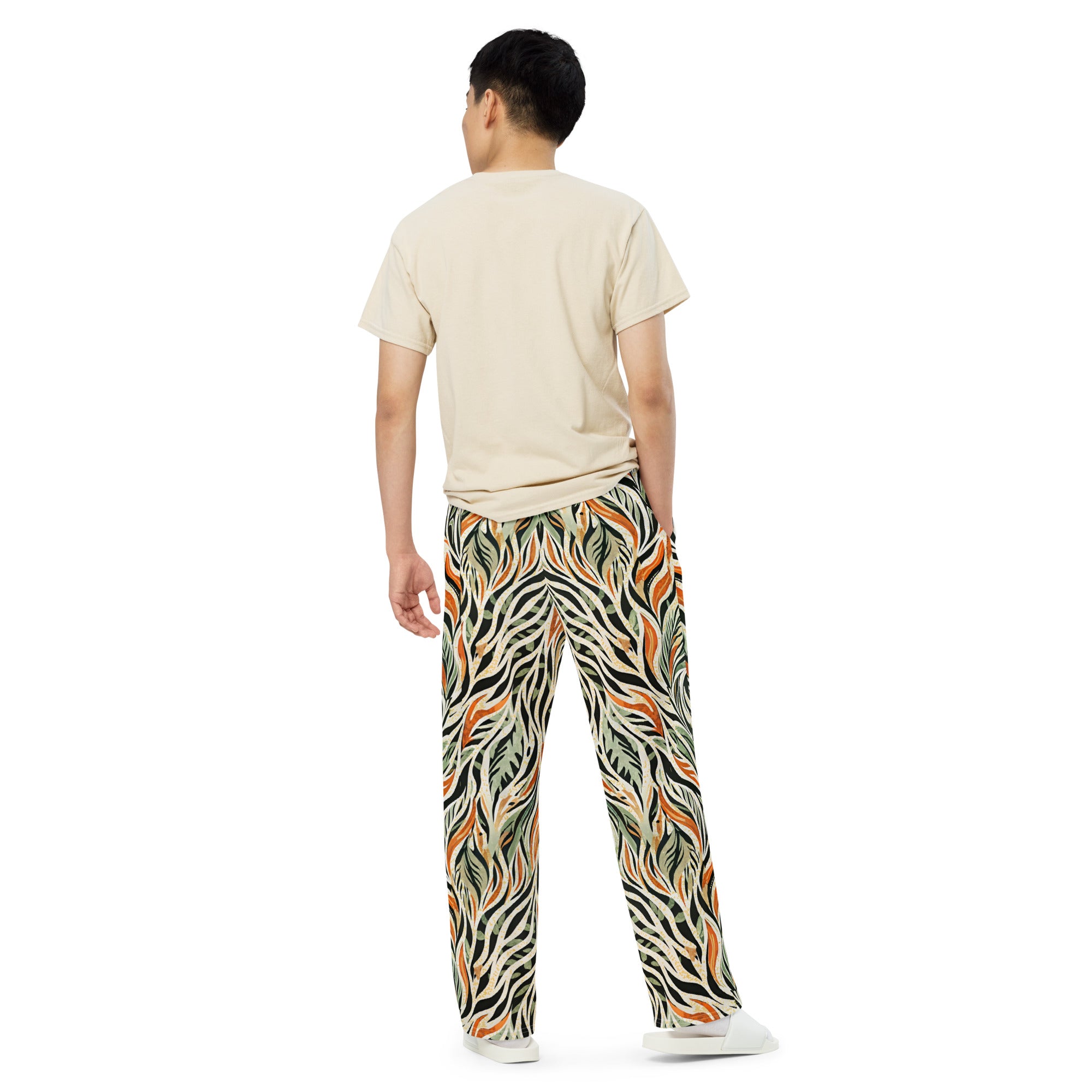 unisex wide-leg pants- Nature Design III