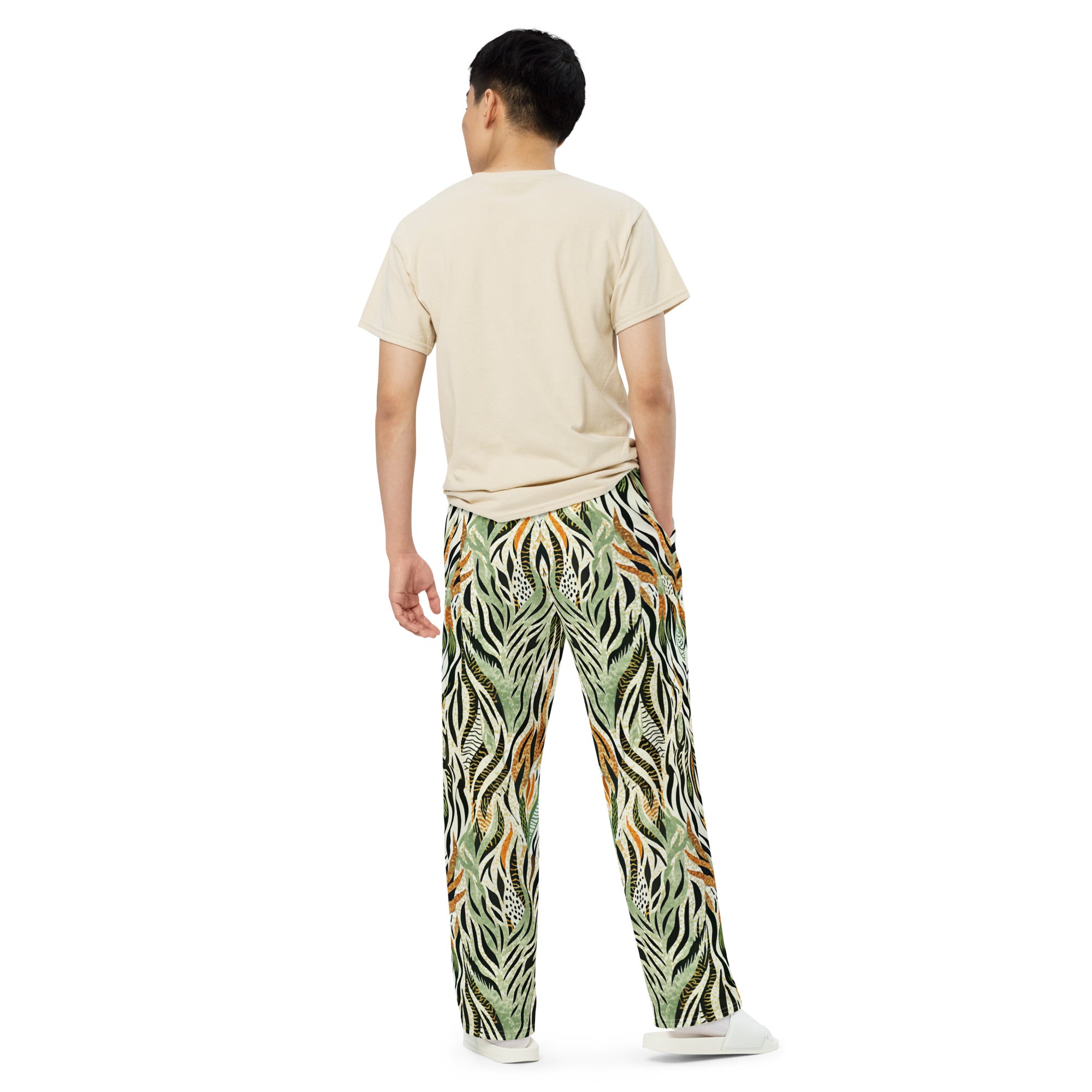 unisex wide-leg pants- Nature Design 02