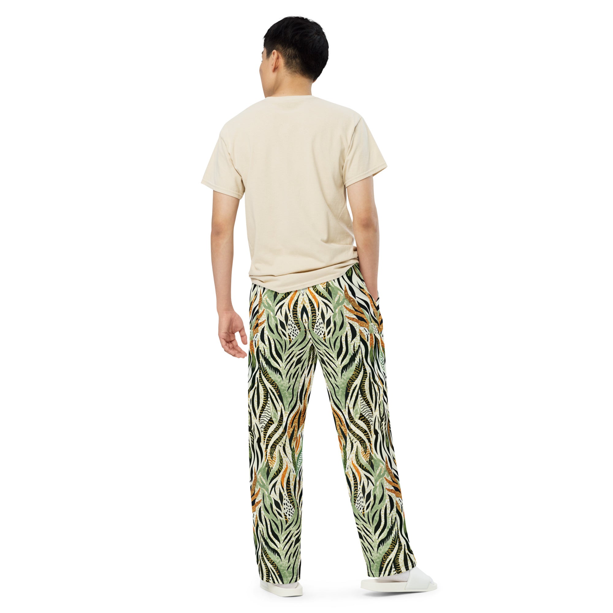 unisex wide-leg pants- Nature Design II