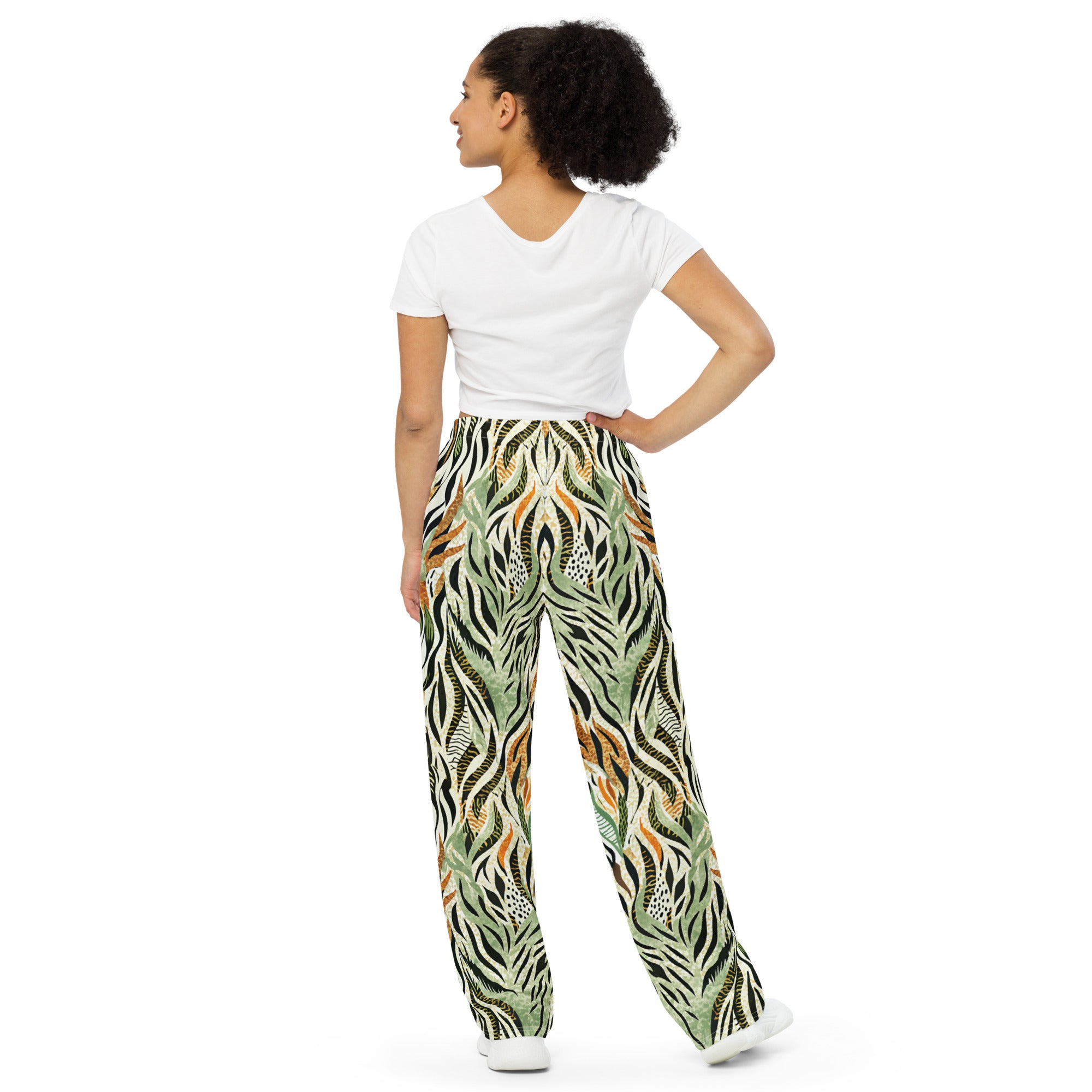 unisex wide-leg pants- Nature Design II