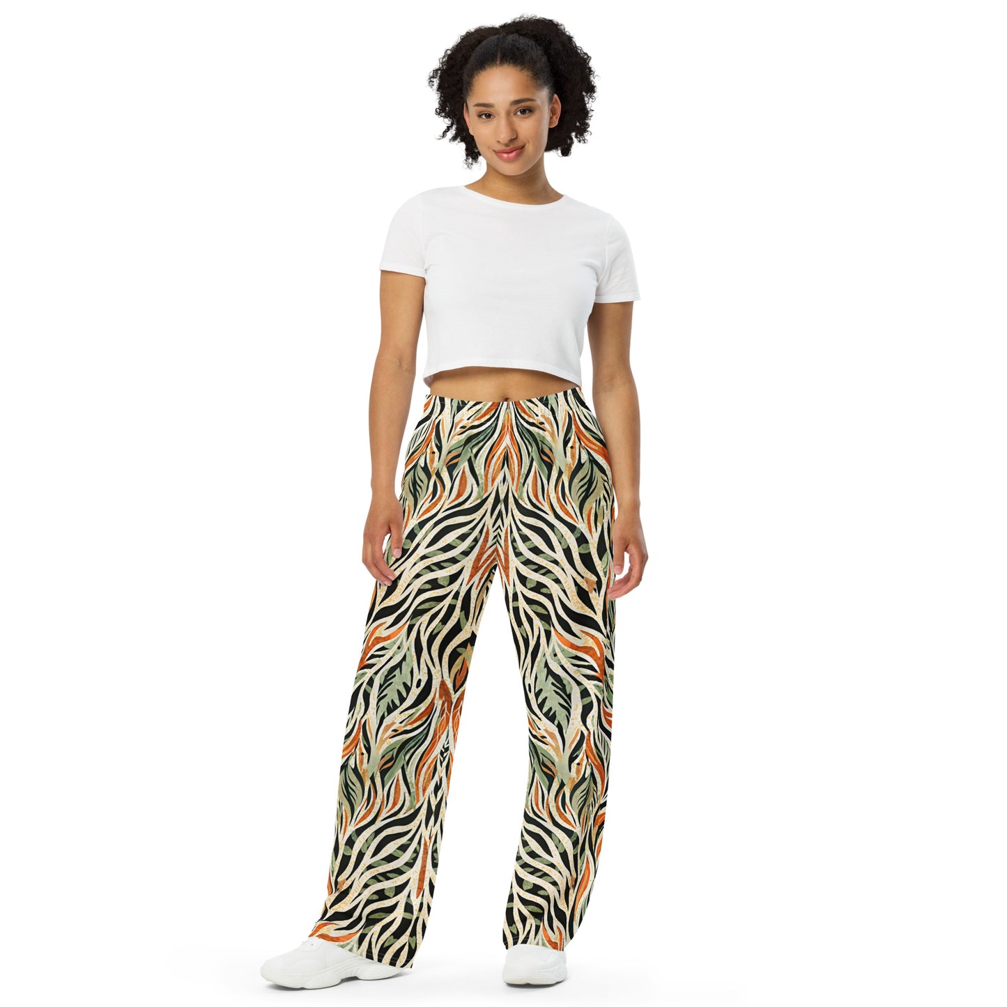 unisex wide-leg pants- Nature Design III